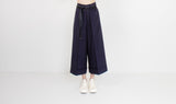 navy polyester trousers