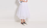 gonna in tulle bianco
