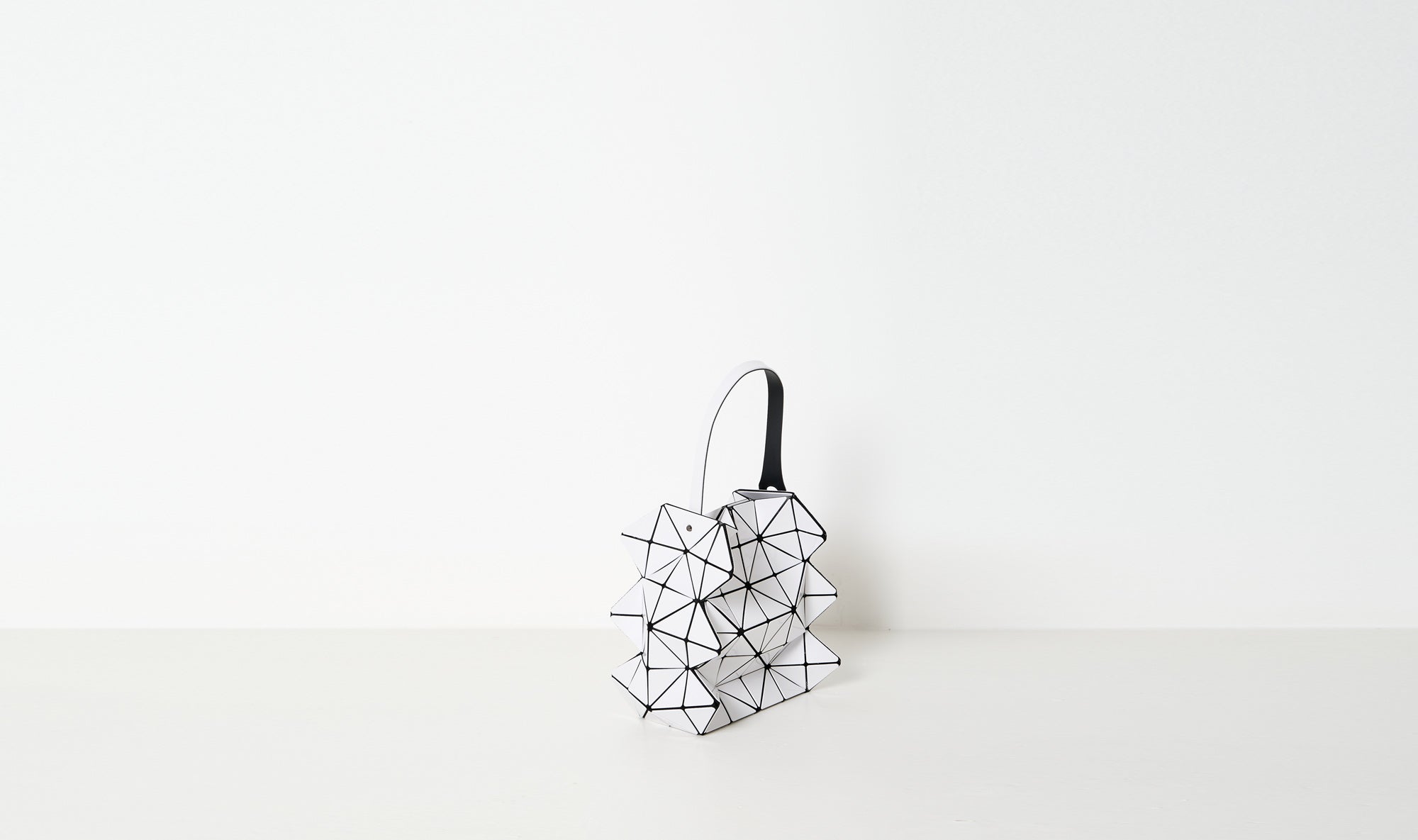 pearl grey irregular bag