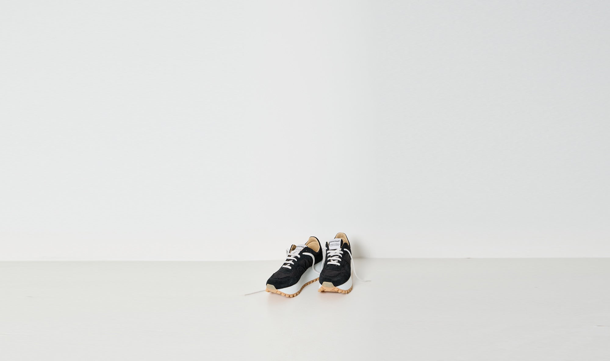 black white sole sneakers