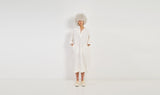 white cotton large dress