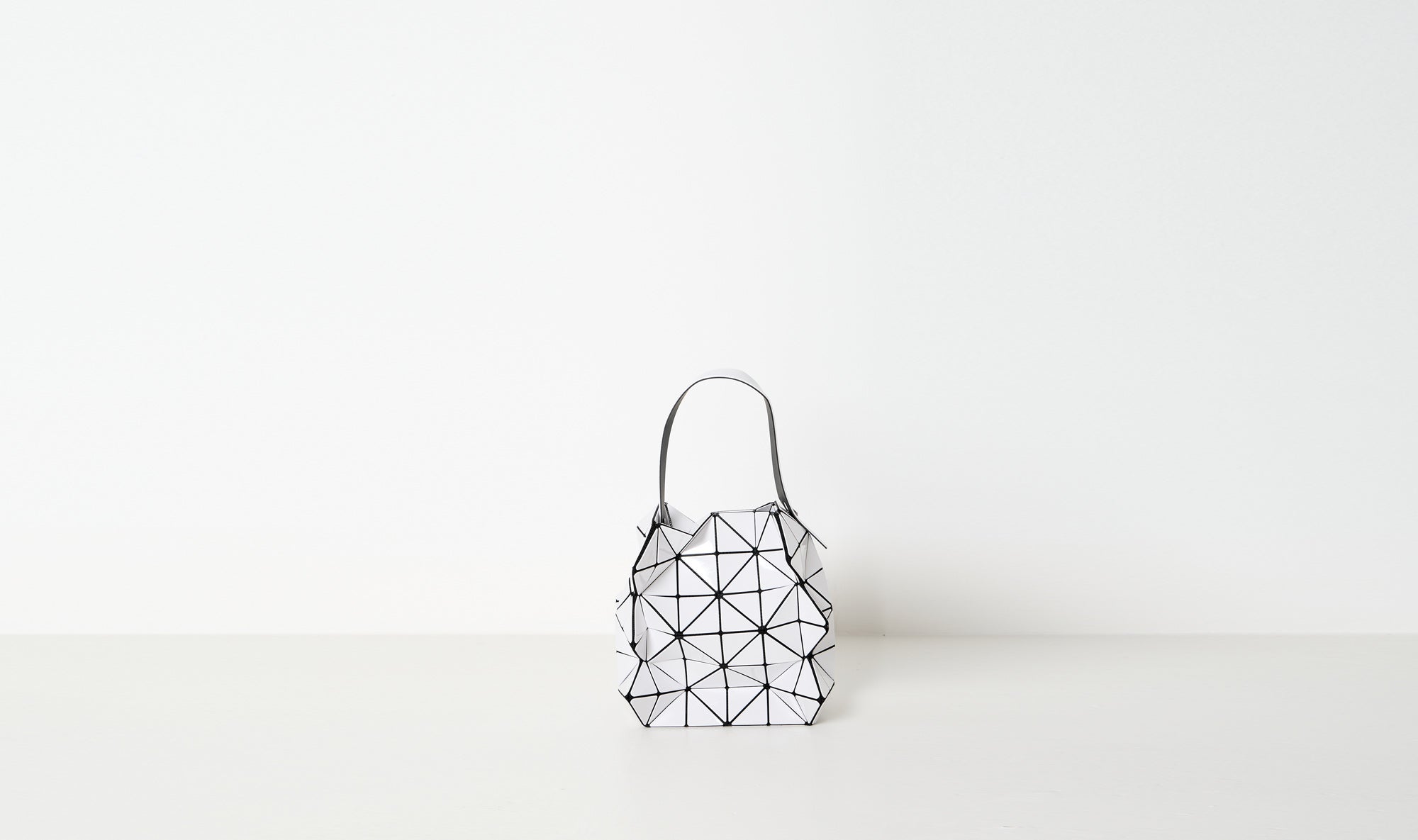 pearl grey irregular bag