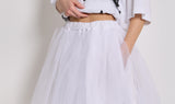 gonna in tulle bianco