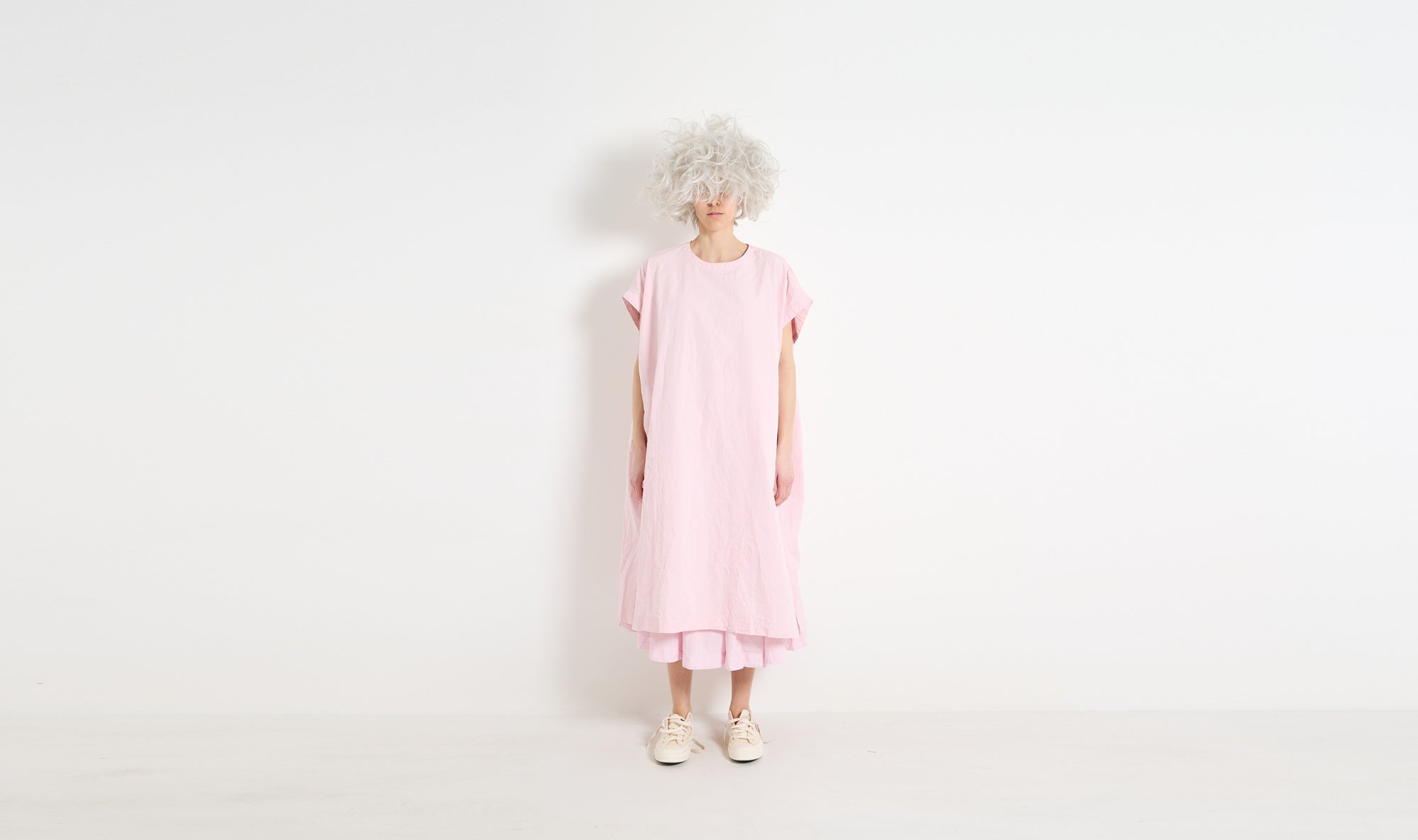 pink cotton dress