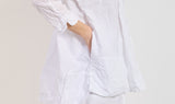 white cotton tunic with handkerchiefs