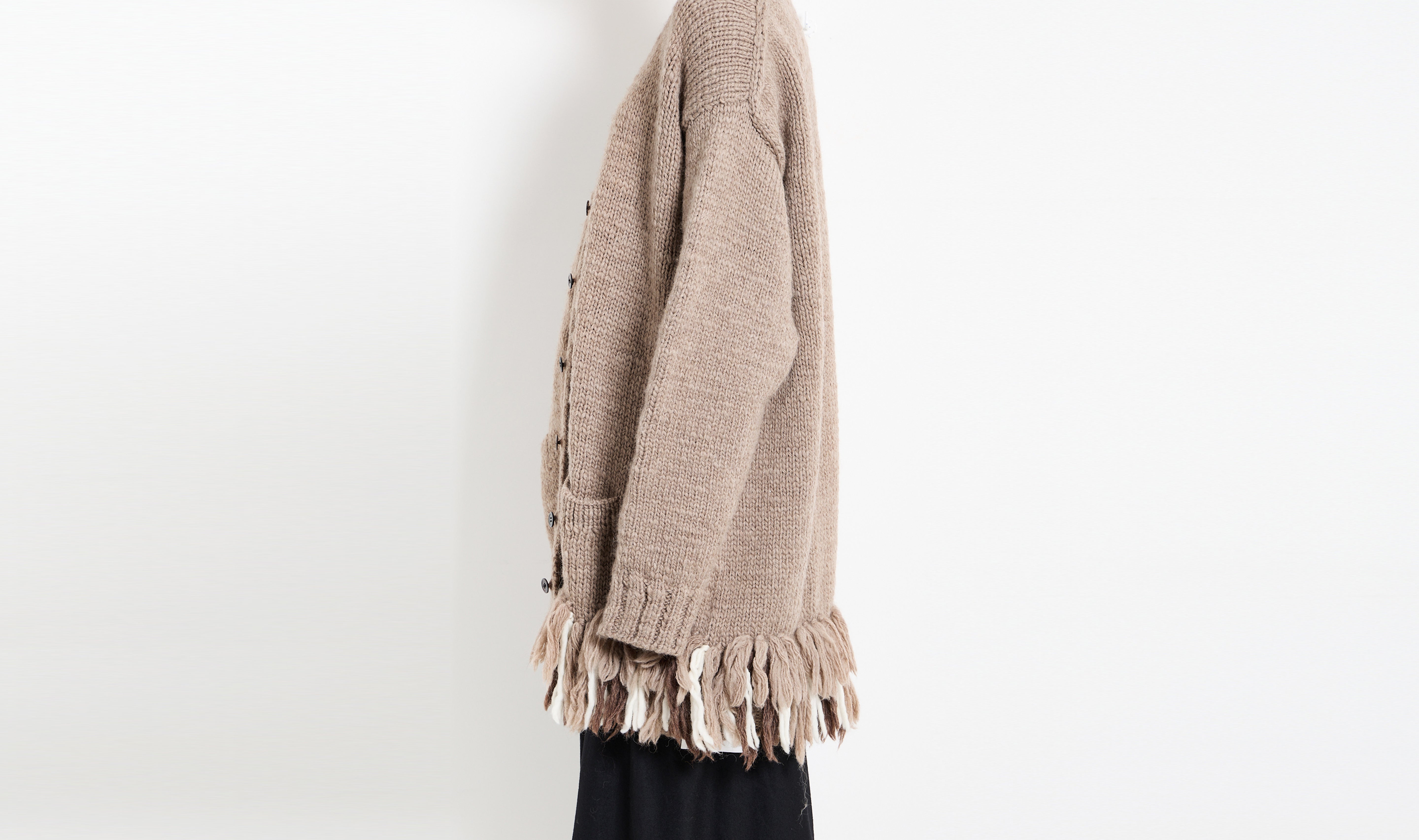beige wool cardigan Après Paris