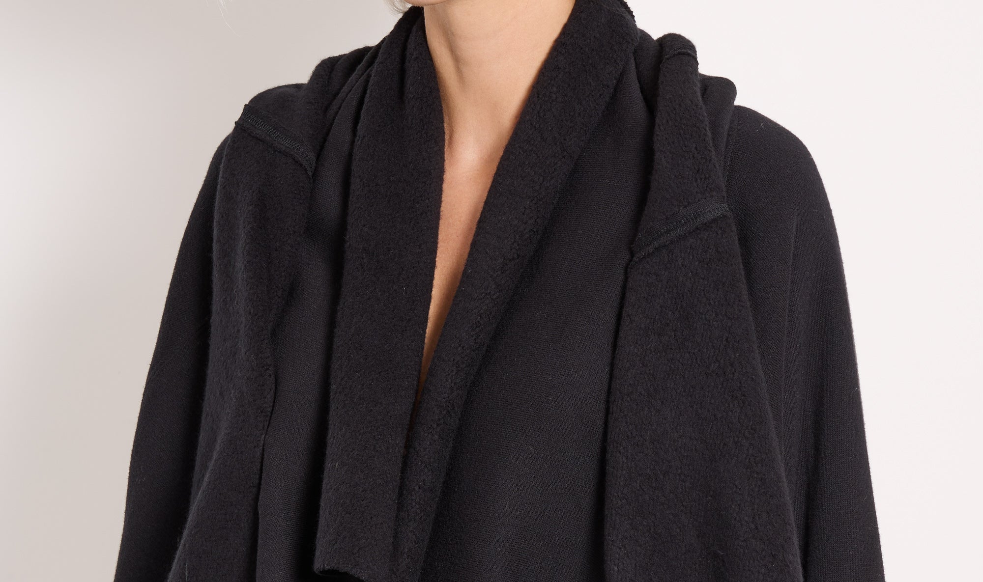 black cotton cardigan Après Paris