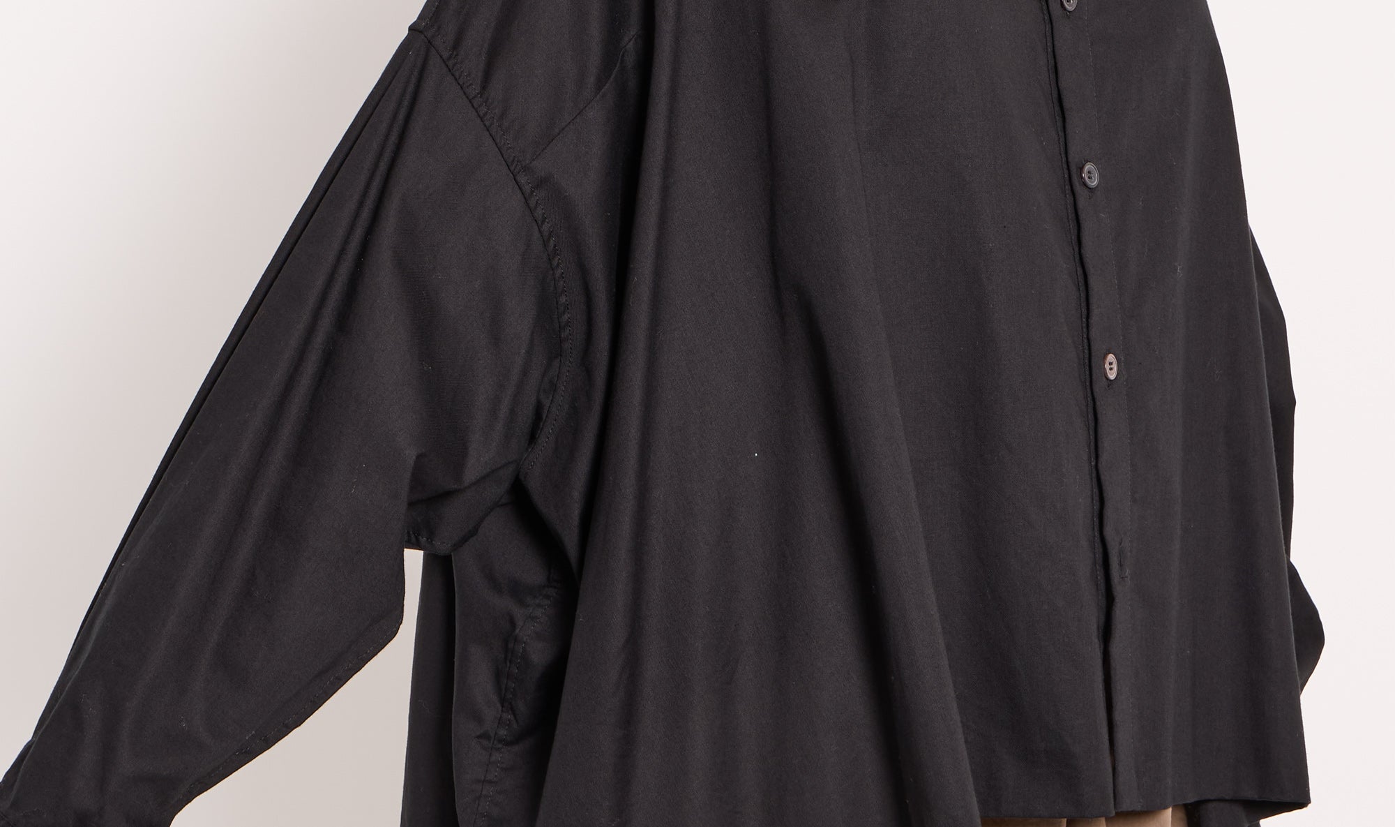black cotton large shirt Après Paris