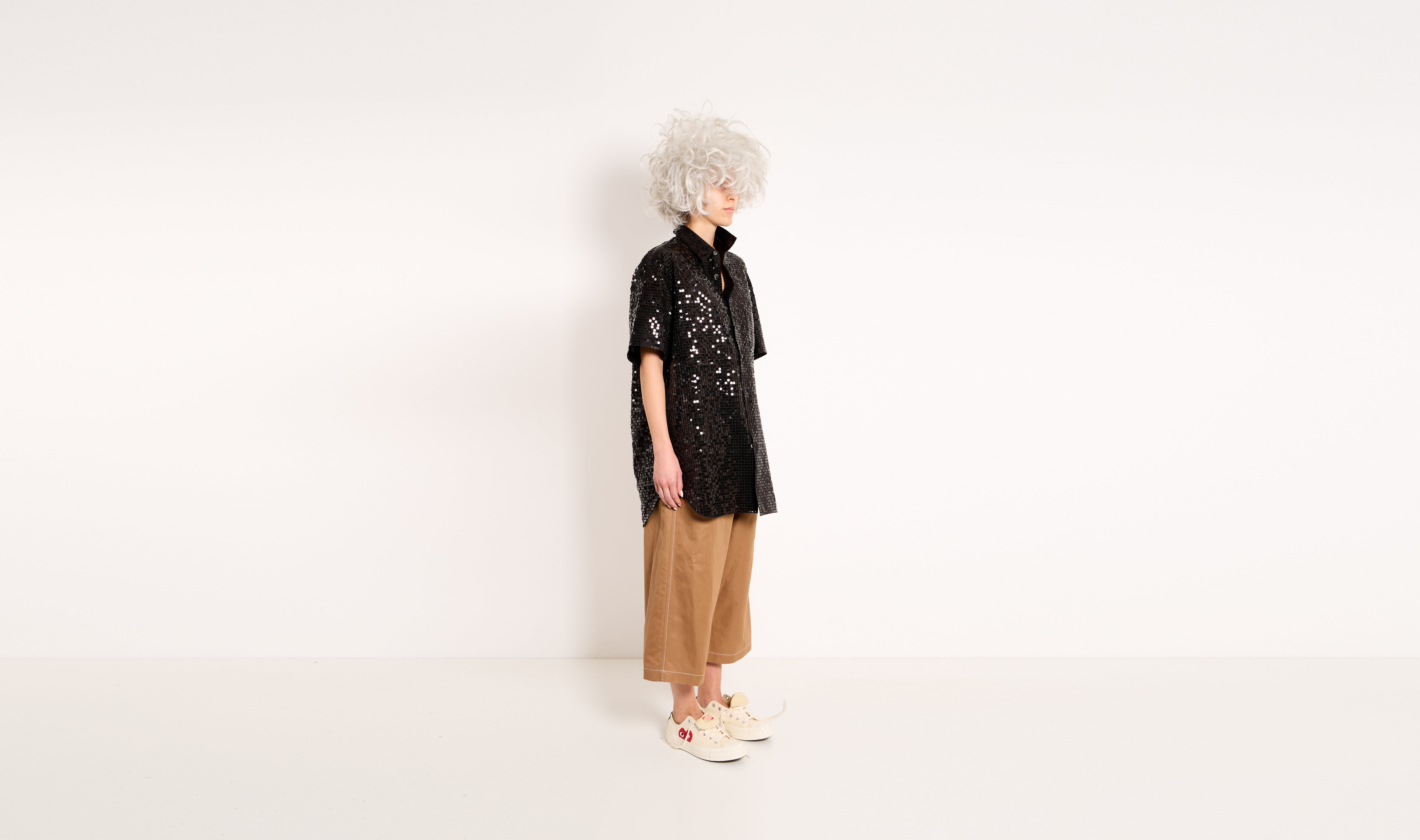black sequins shirt Après Paris
