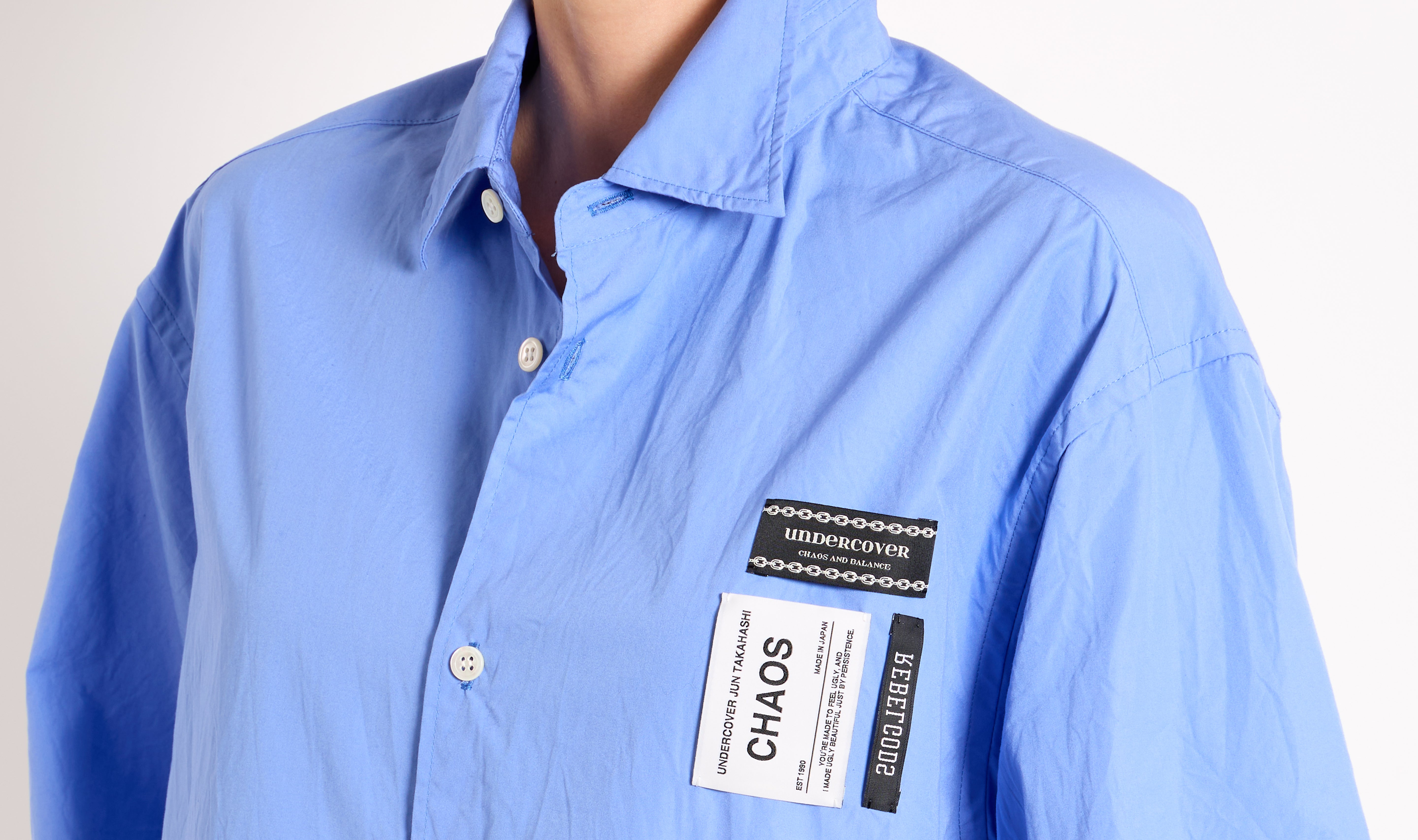 blue cotton shirt Après Paris