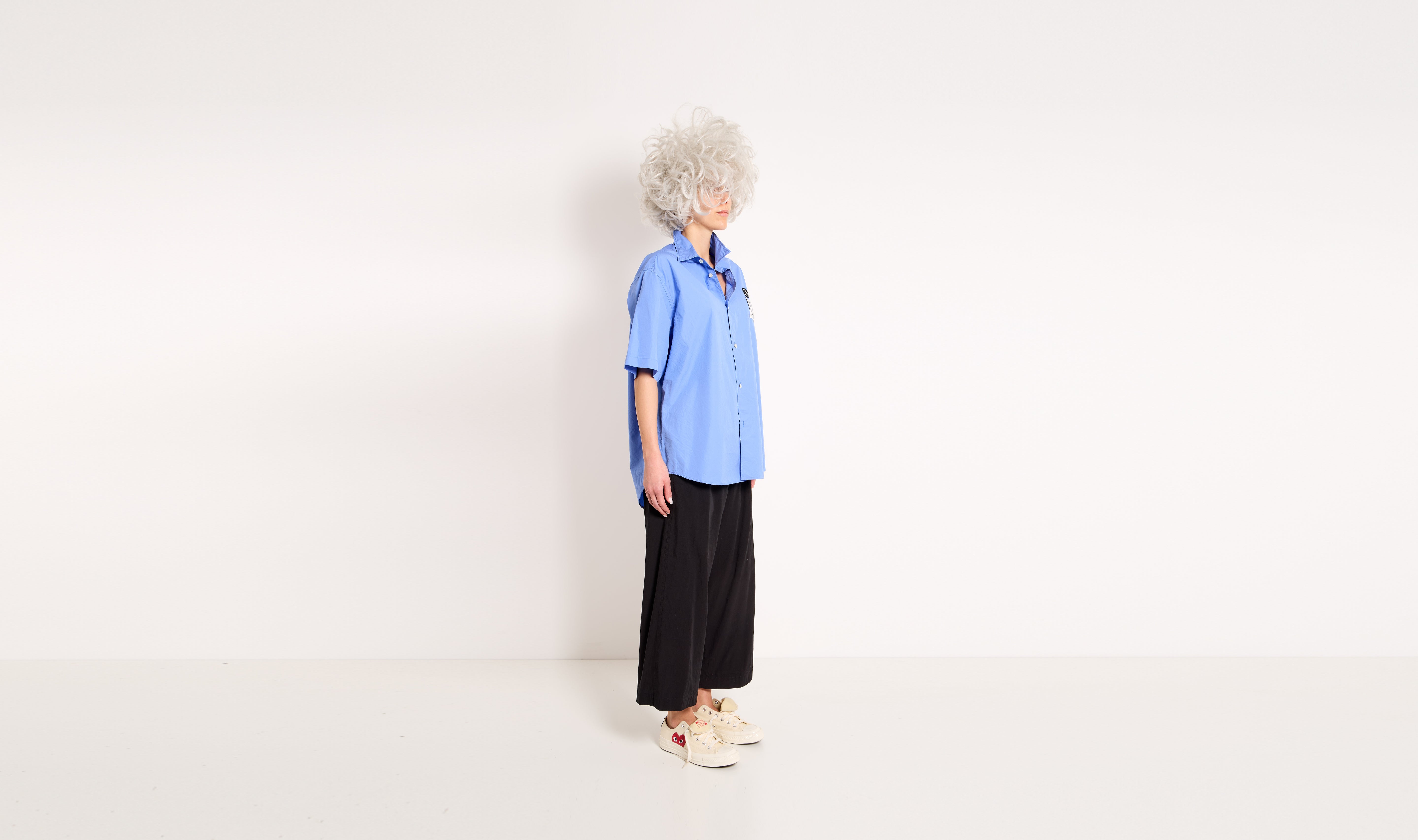 blue cotton shirt Après Paris