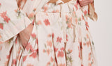 flowers pattern pvc cotton outfit