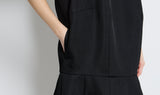 black polyester drill dress