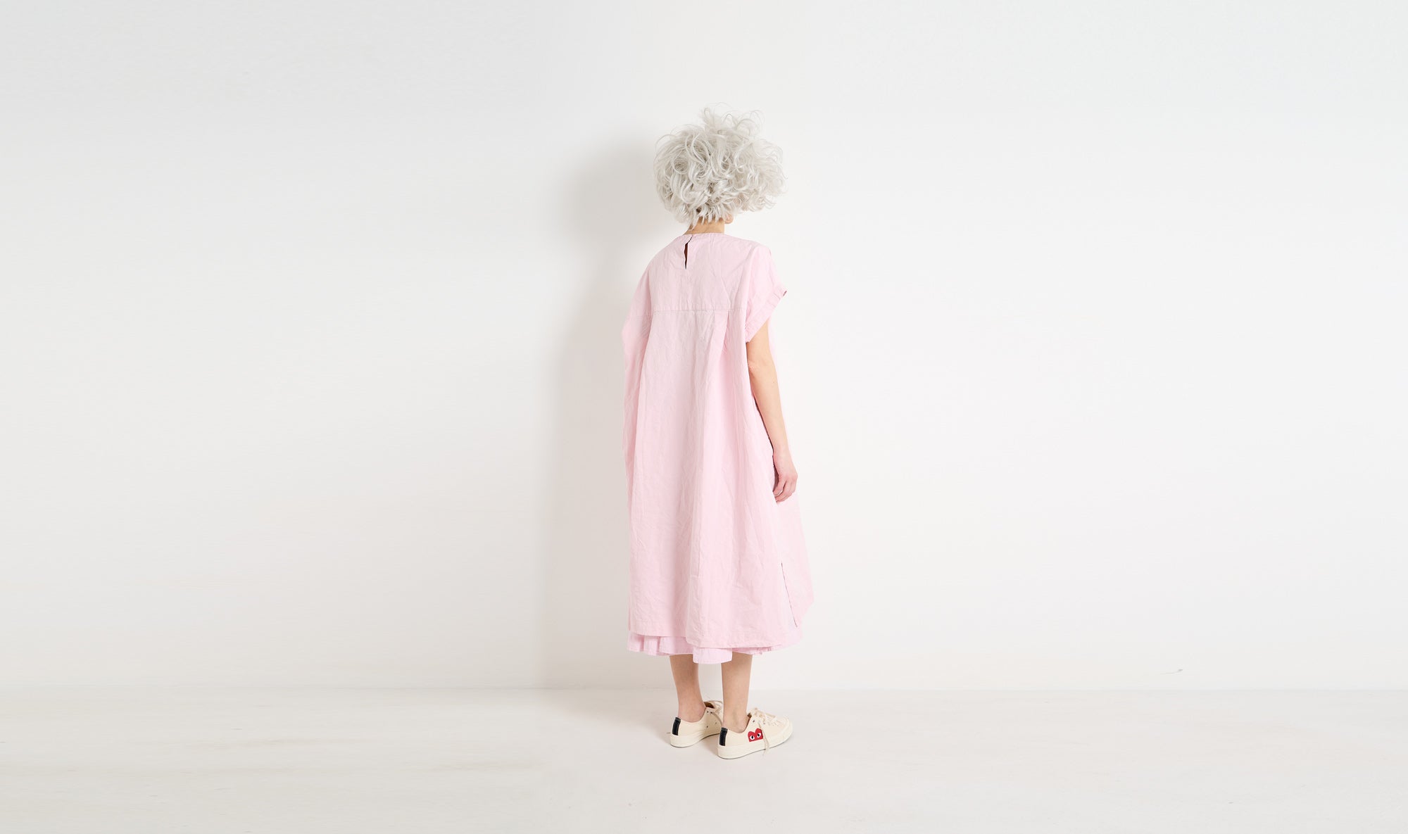 pink cotton dress