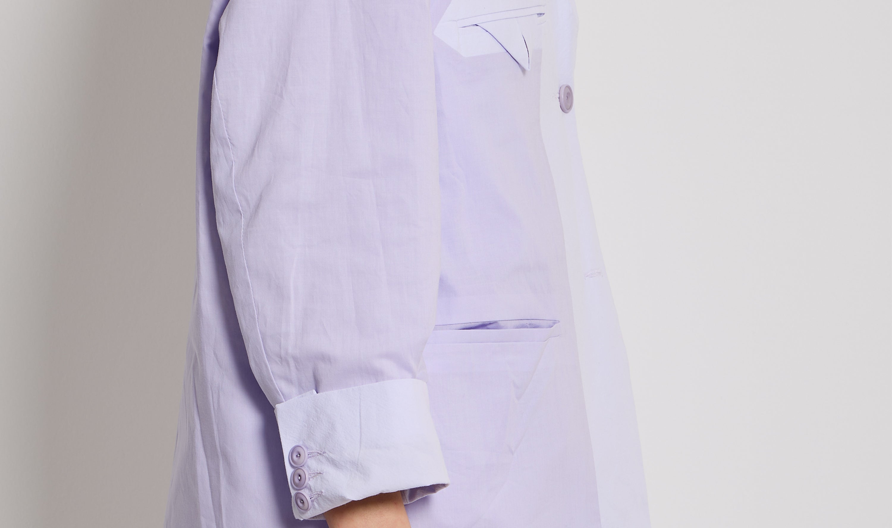 mauve jacket trousers outfit Après Paris