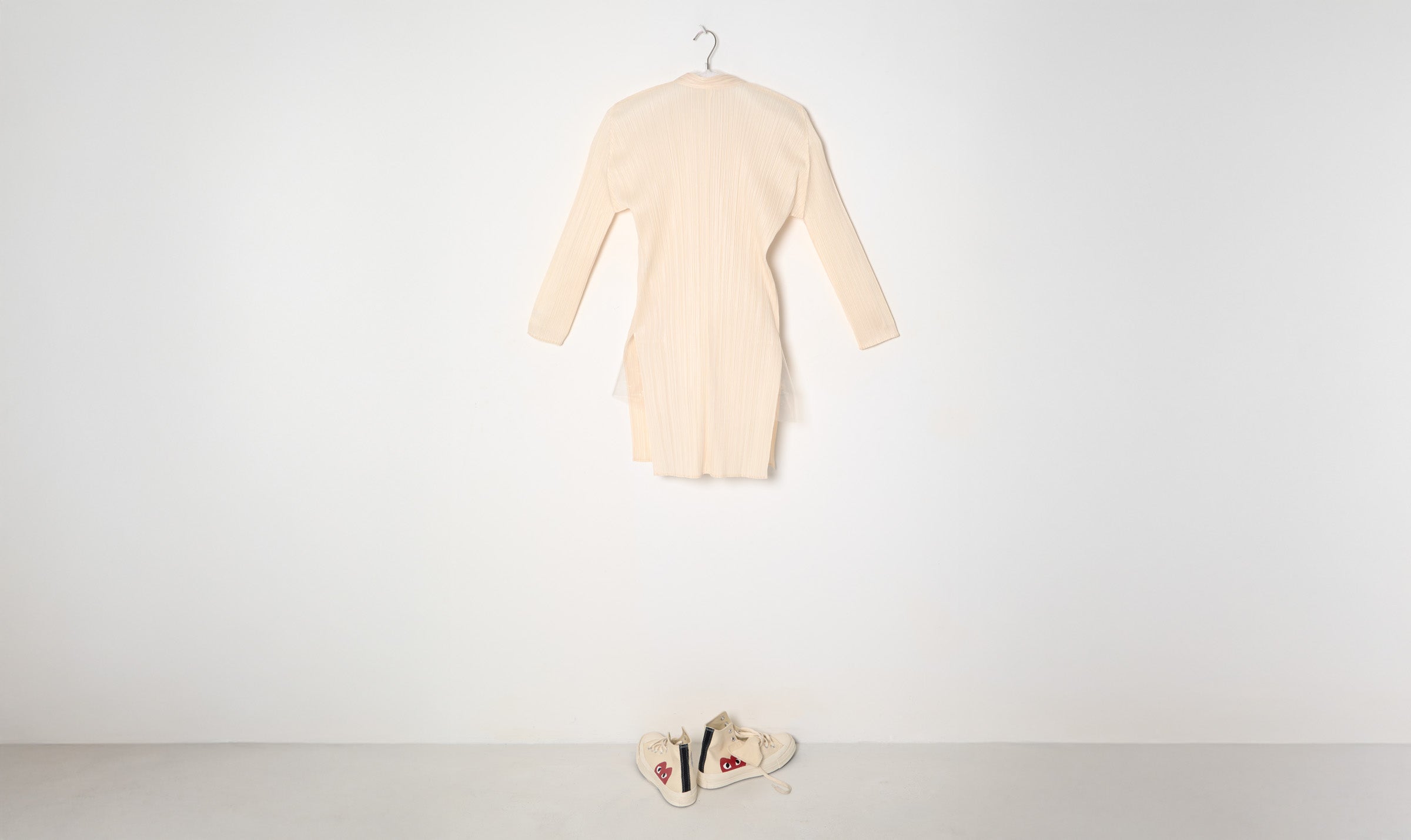 Butter Pleated Shirt