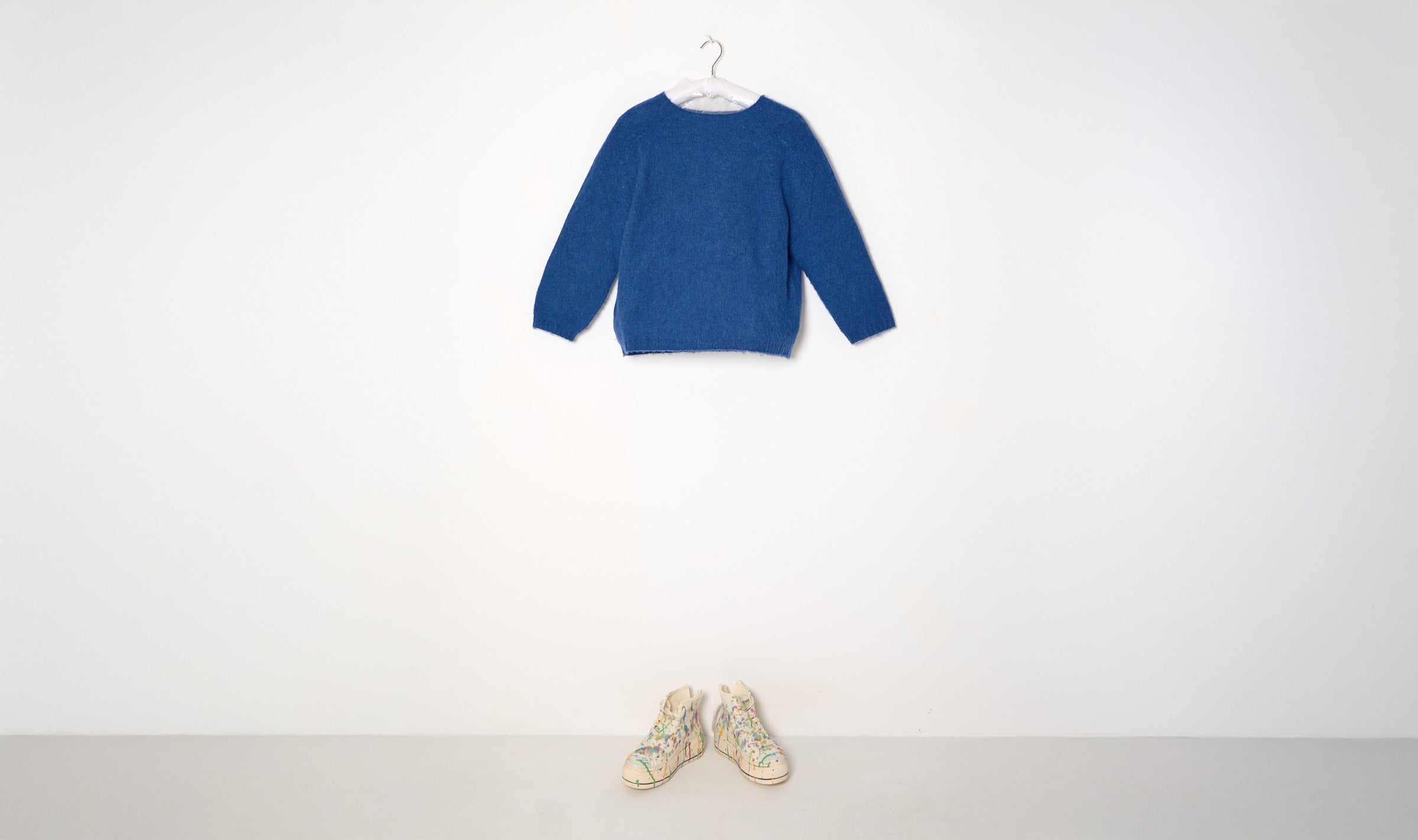Blue Wool Sweather