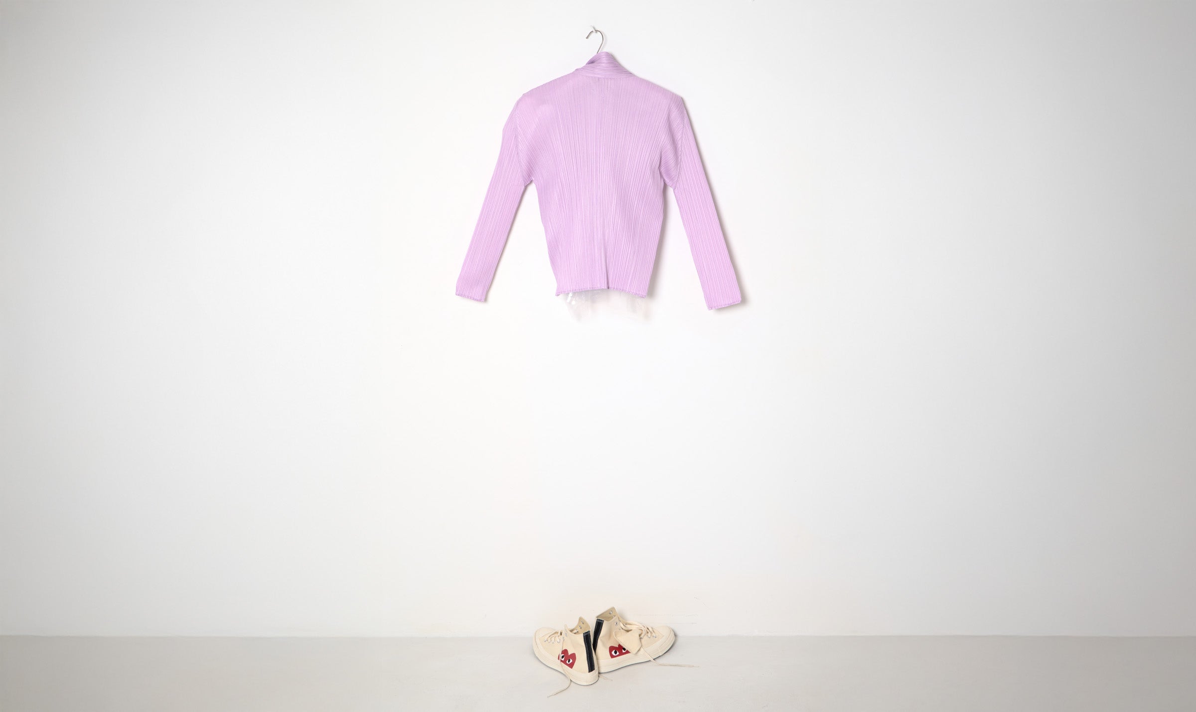 Pink Delicate Pleated Shirt
