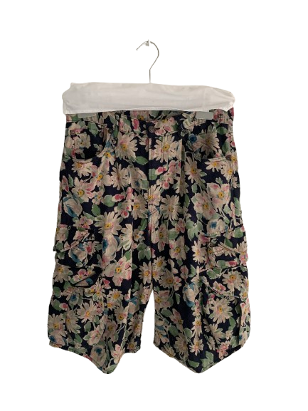 pink flowers large trousers