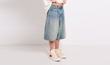 short denim trousers