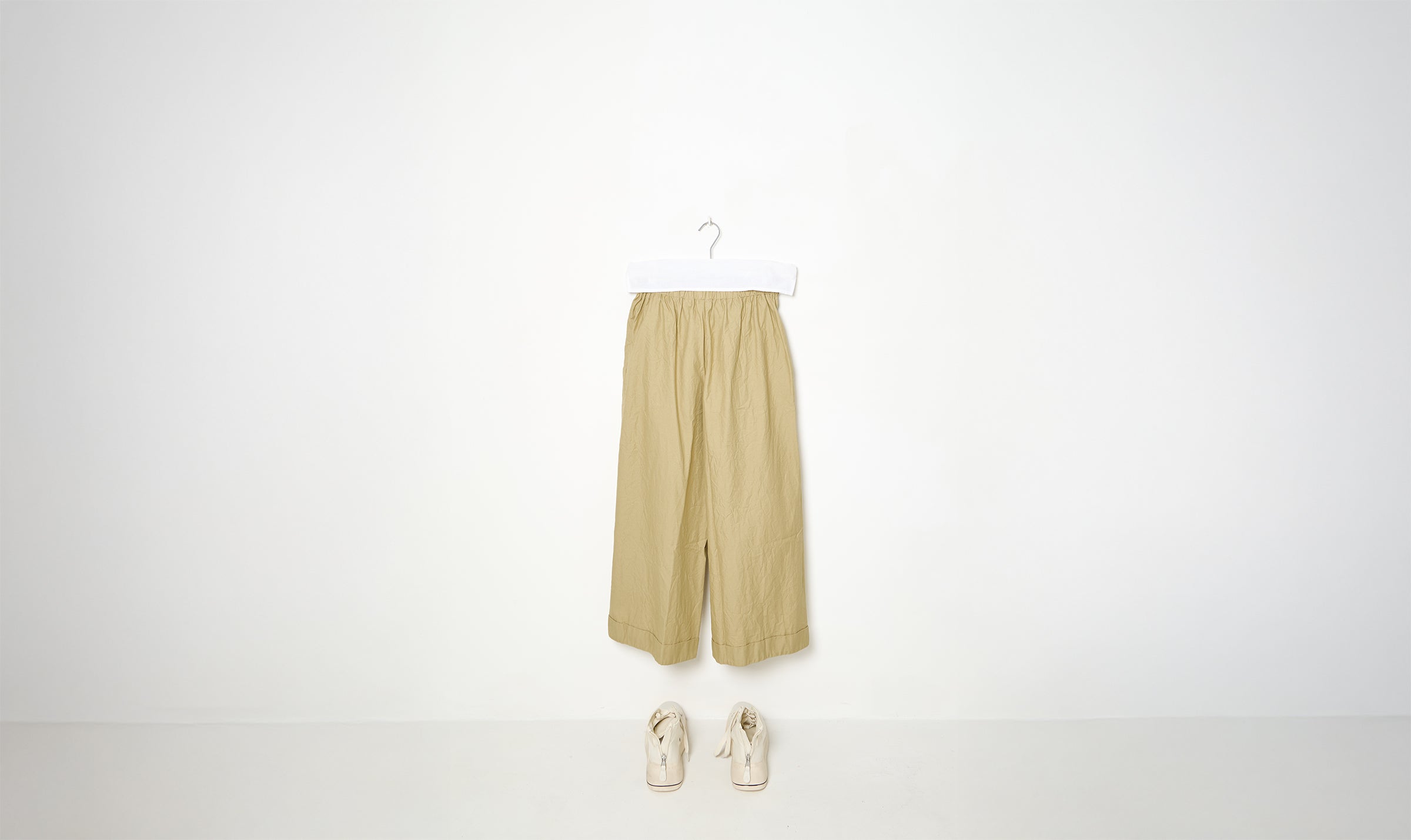 washed khaki pijama trousers