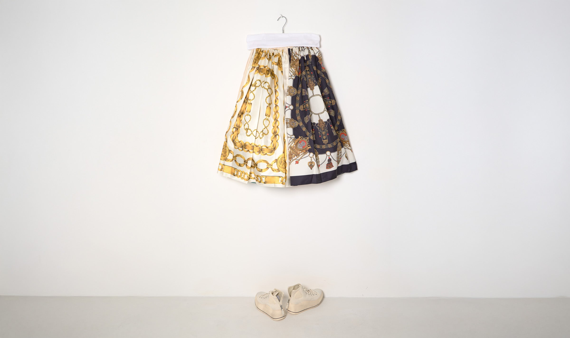 Foulard Print Skirt