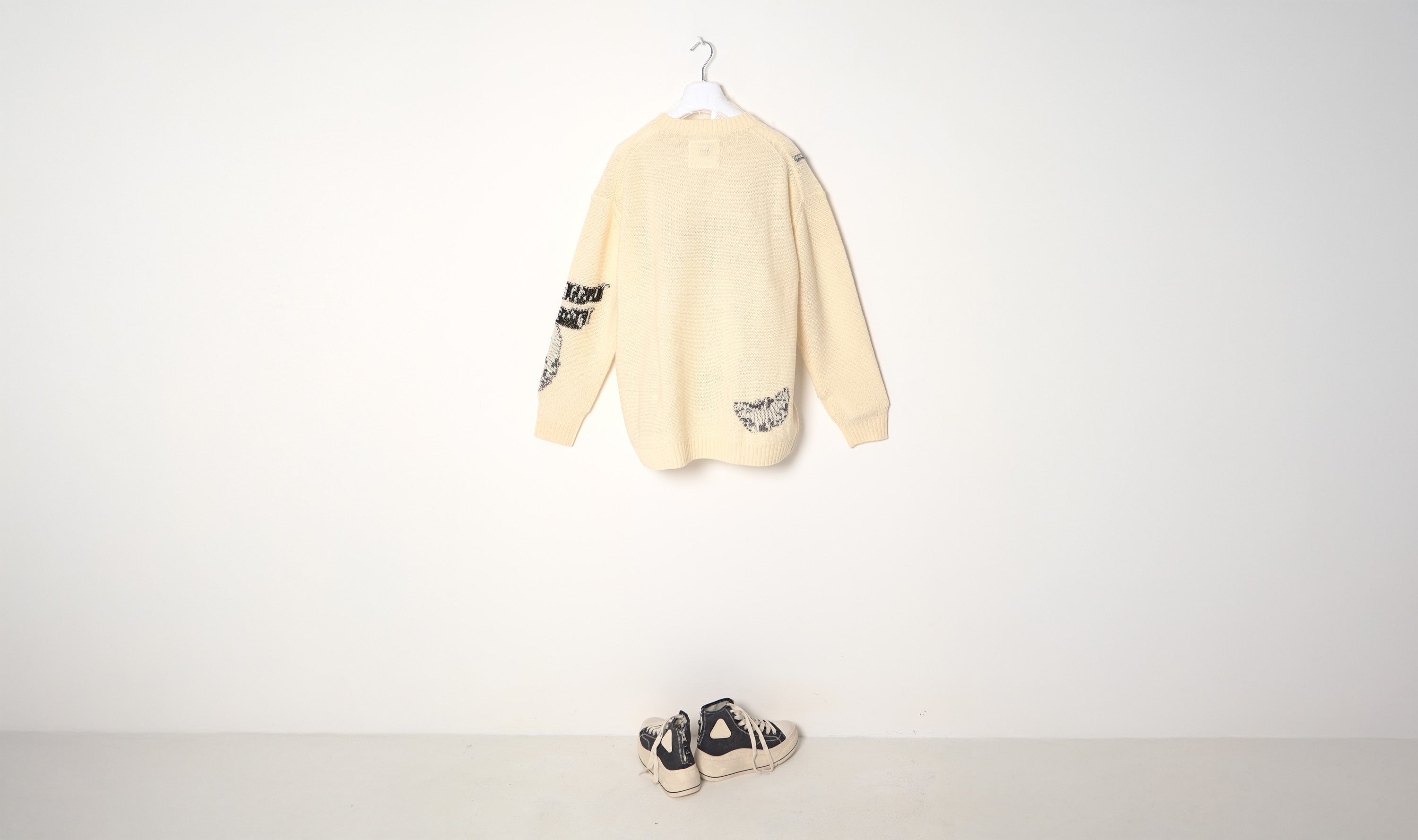 Ivory Jacquard Sweather