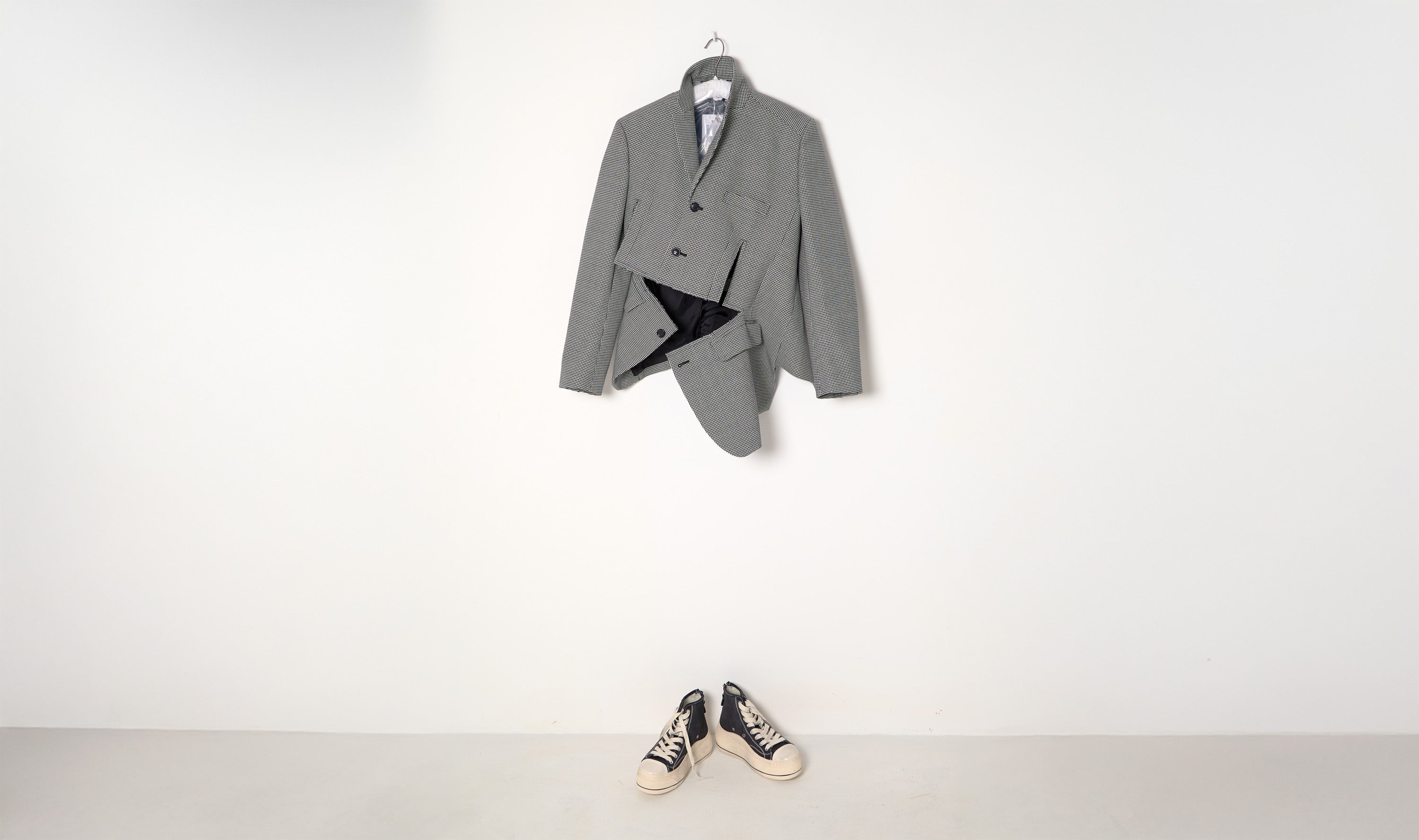 Pied de Poule Deconstructed Jacket