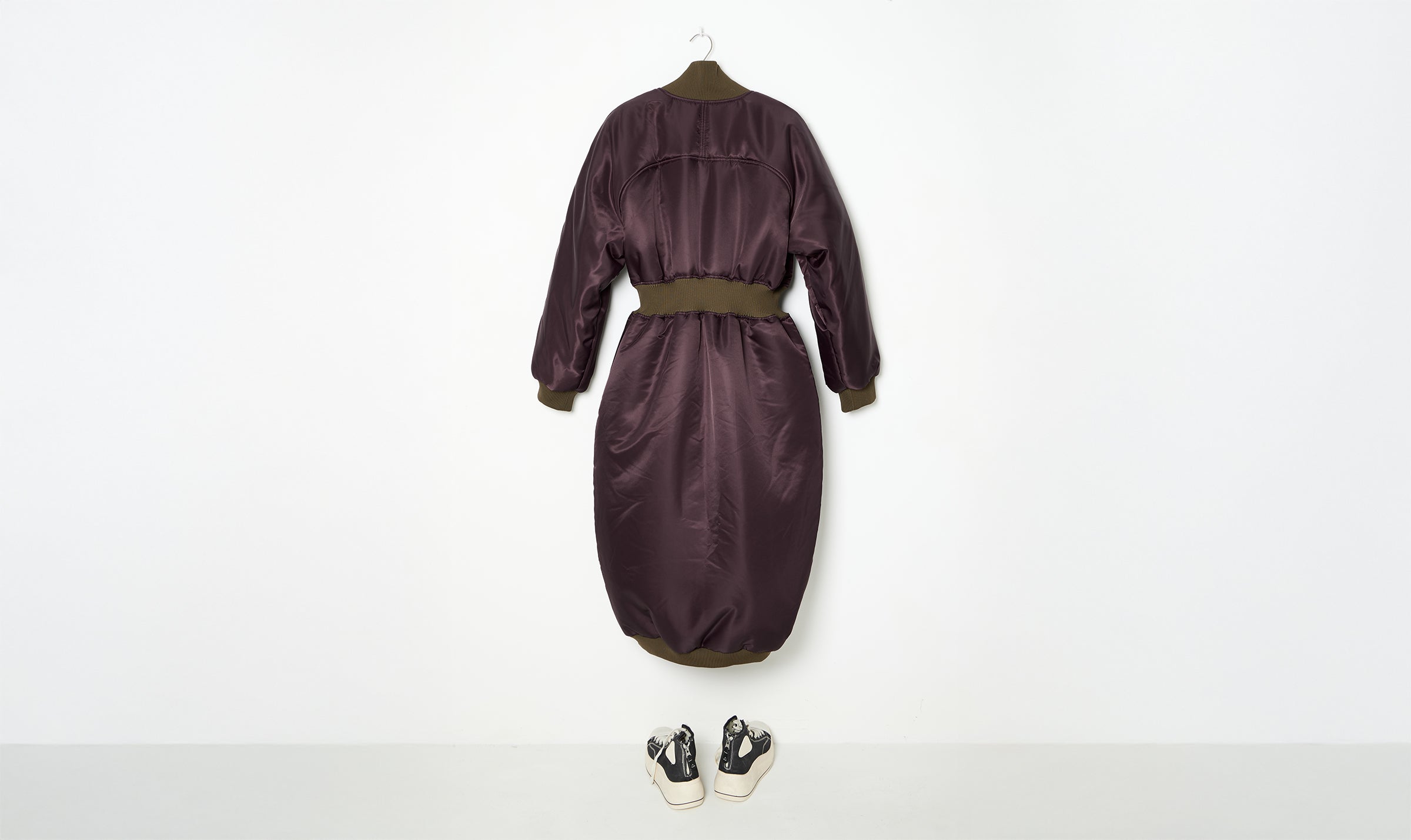 deepl maroon brown bomber puffer coat