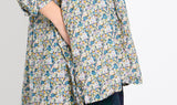 small flowers cotton tunic