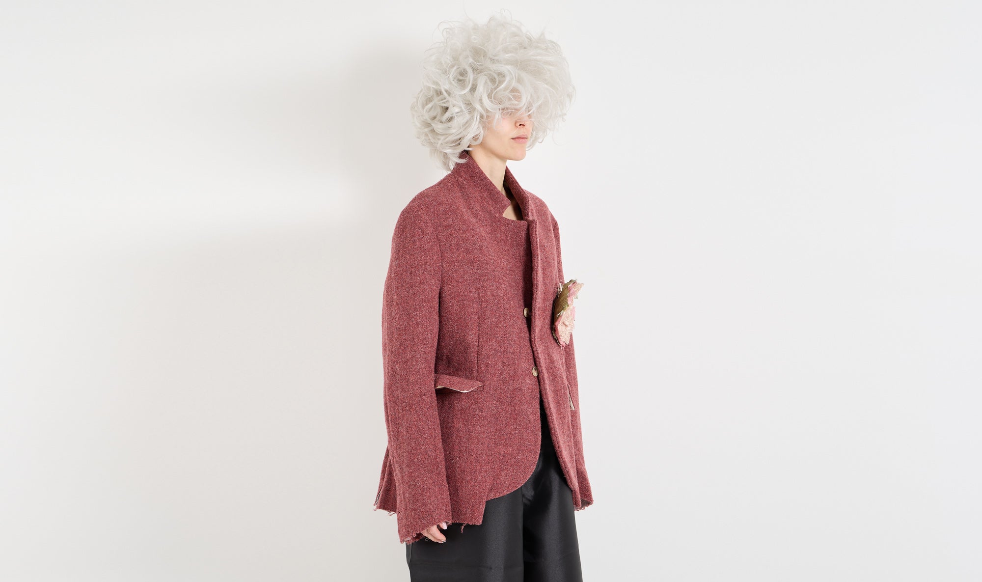 bordeaux wool jacket