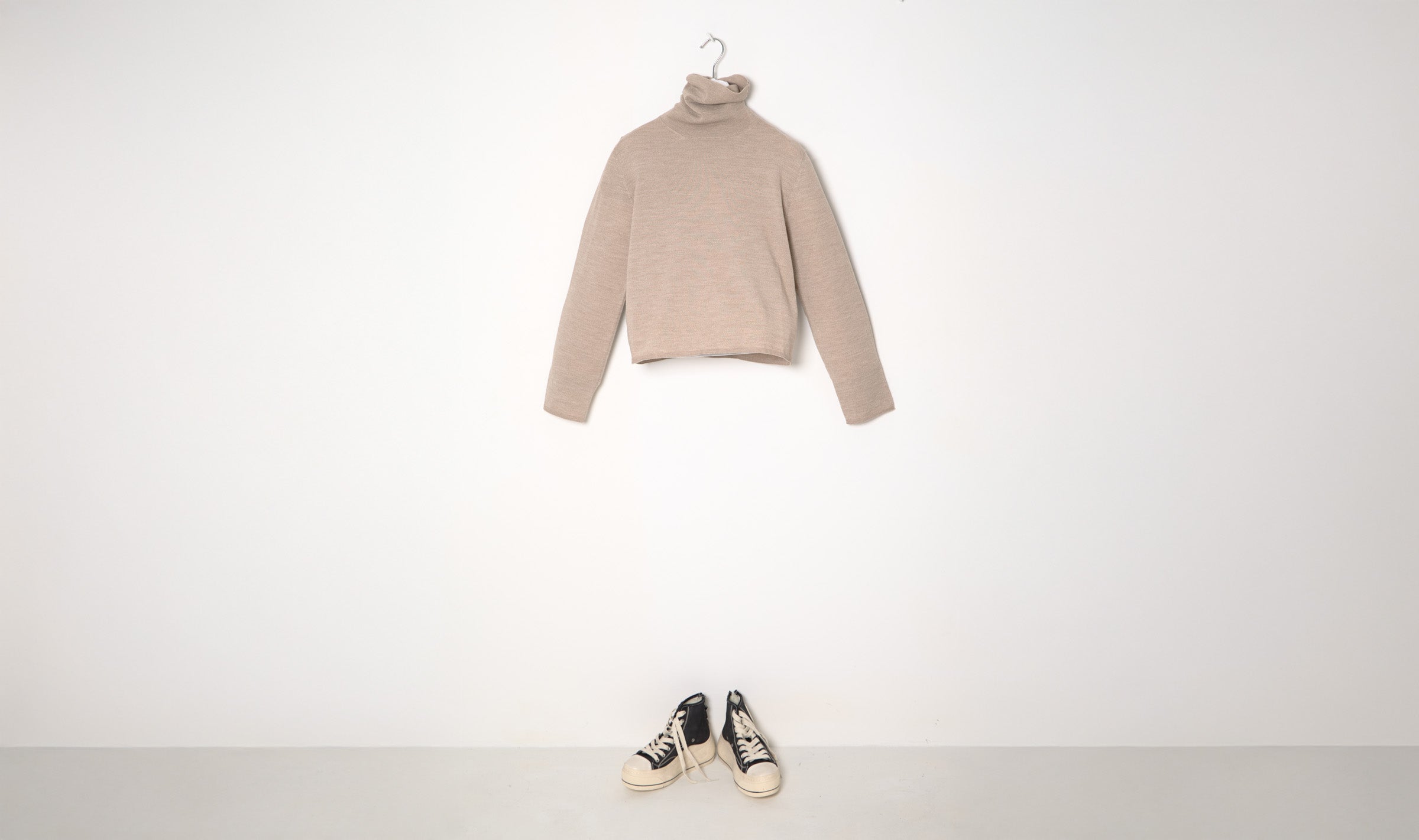 Beige Wool Sweather