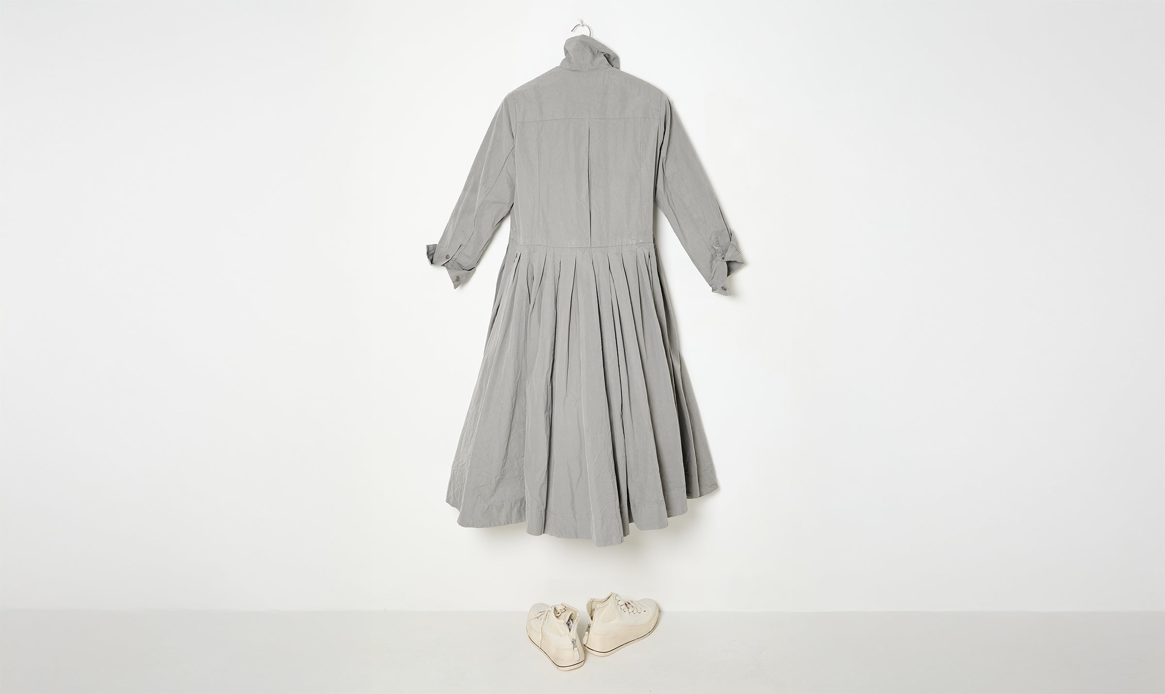 grey cotton dress