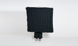 black green tartan scarf