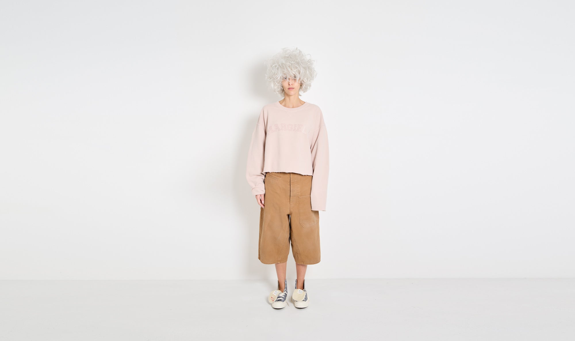 light pink cotton sweatshirt