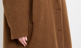 reversible brown coat