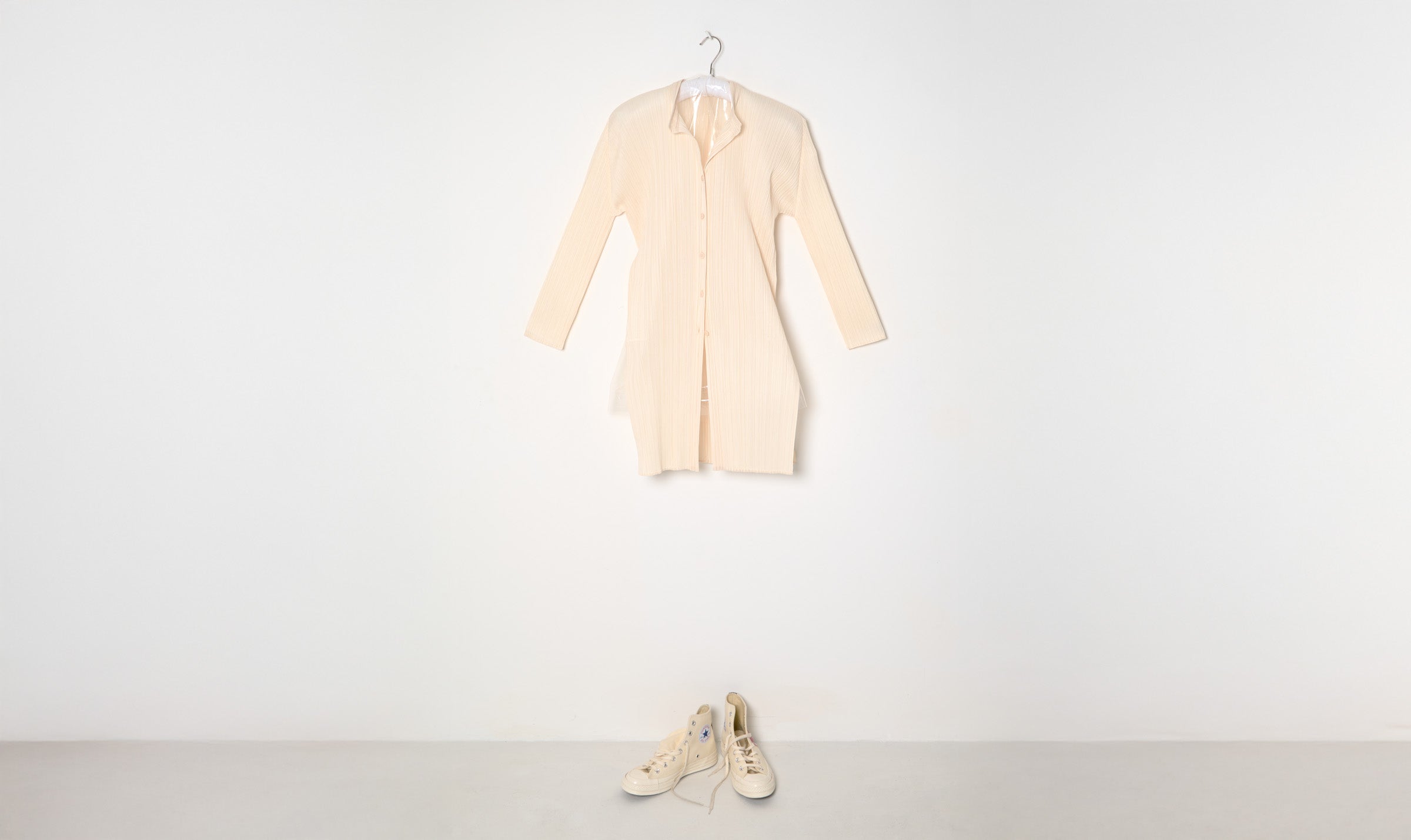 Butter Pleated Shirt