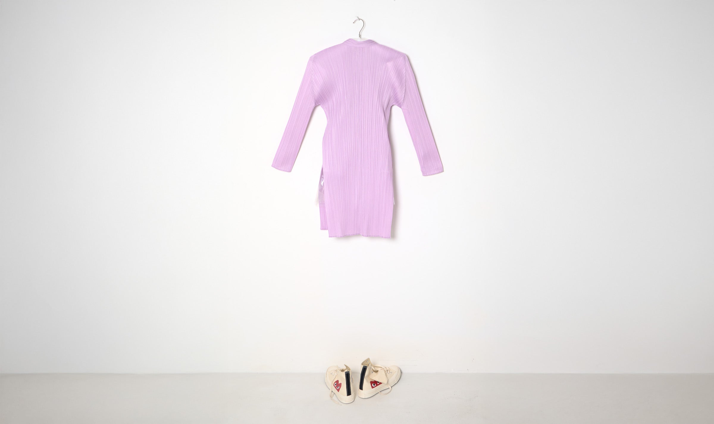 Pink Pleated Chemise
