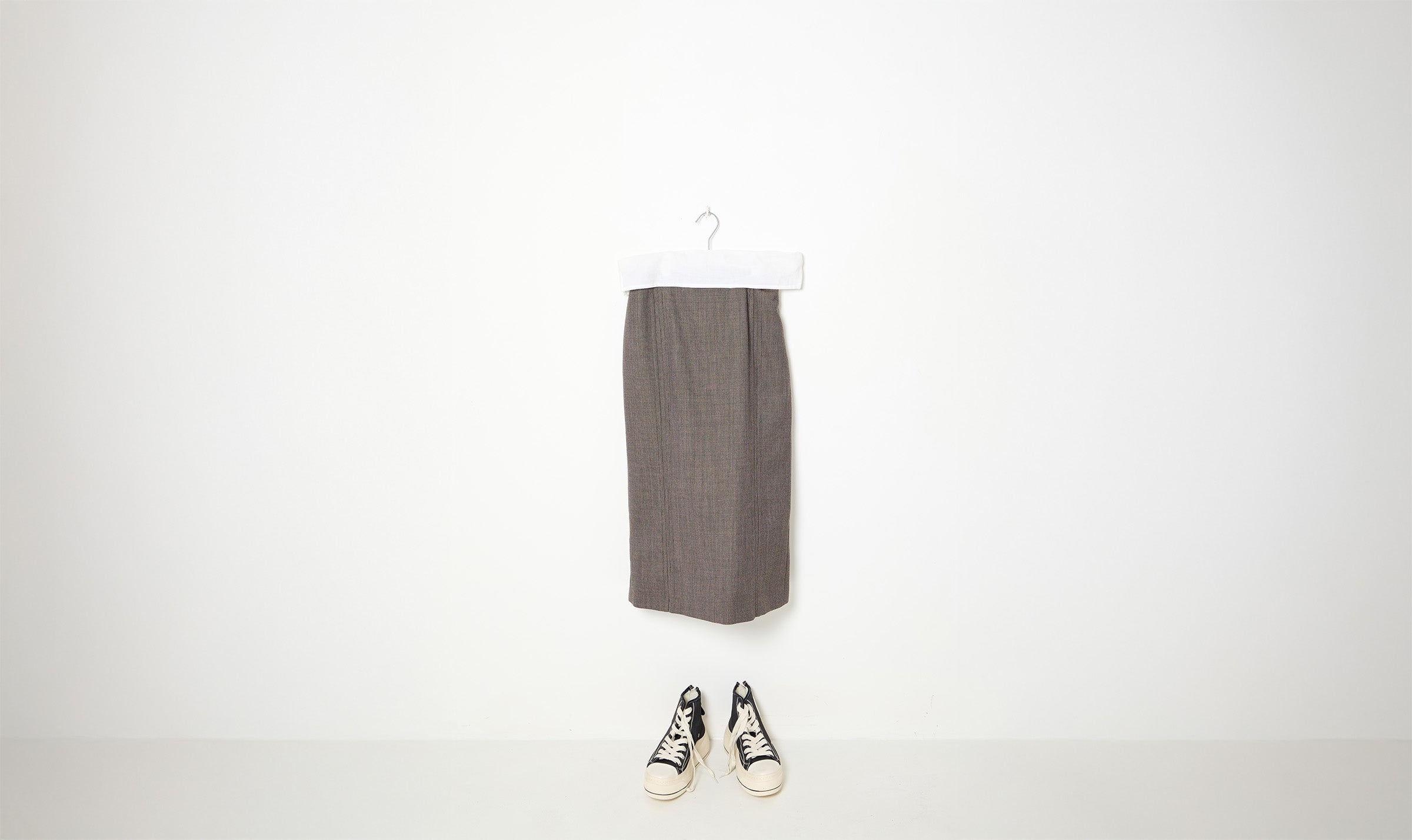 brown woolen skirt