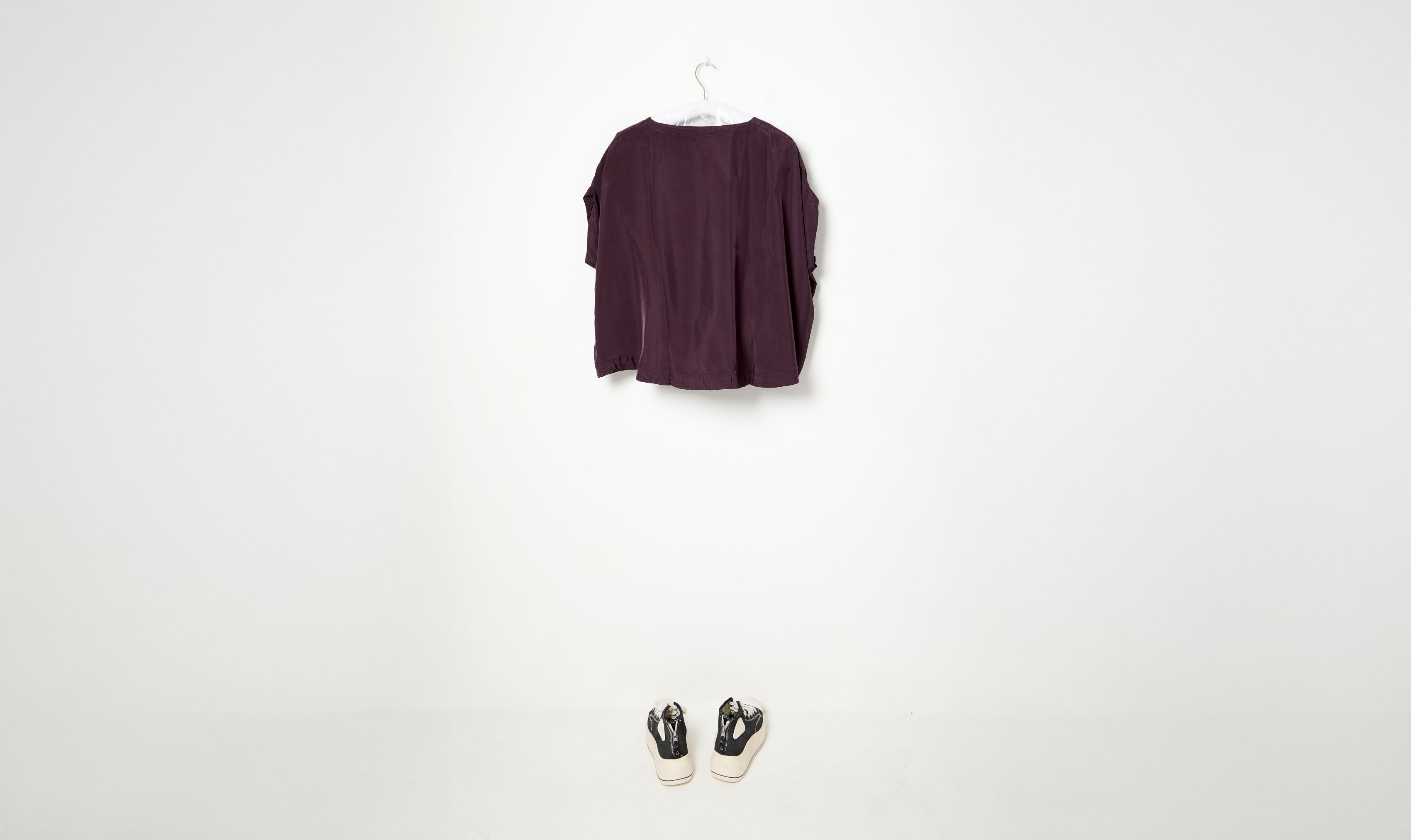 prune viscose tulipy top