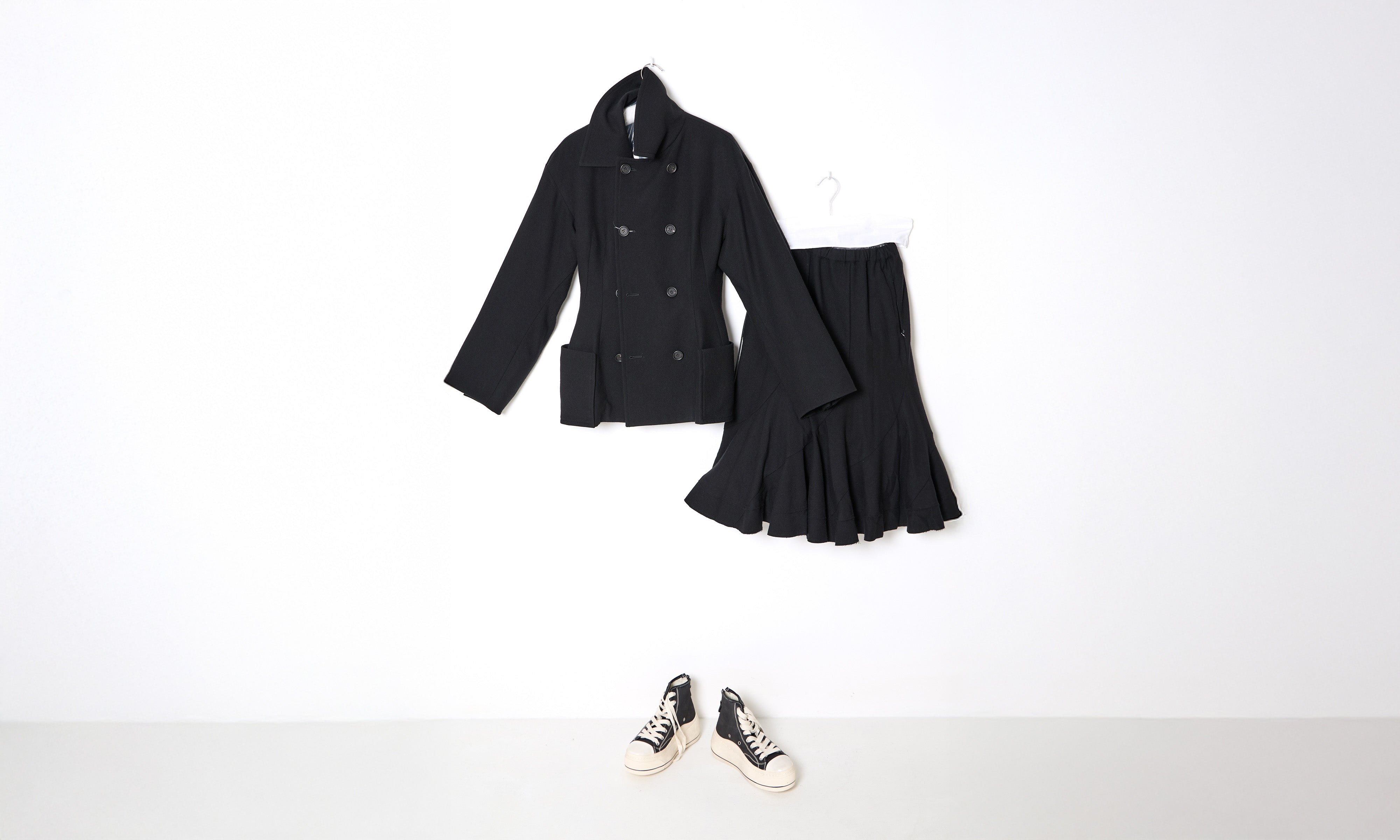 Black Wool Outfit