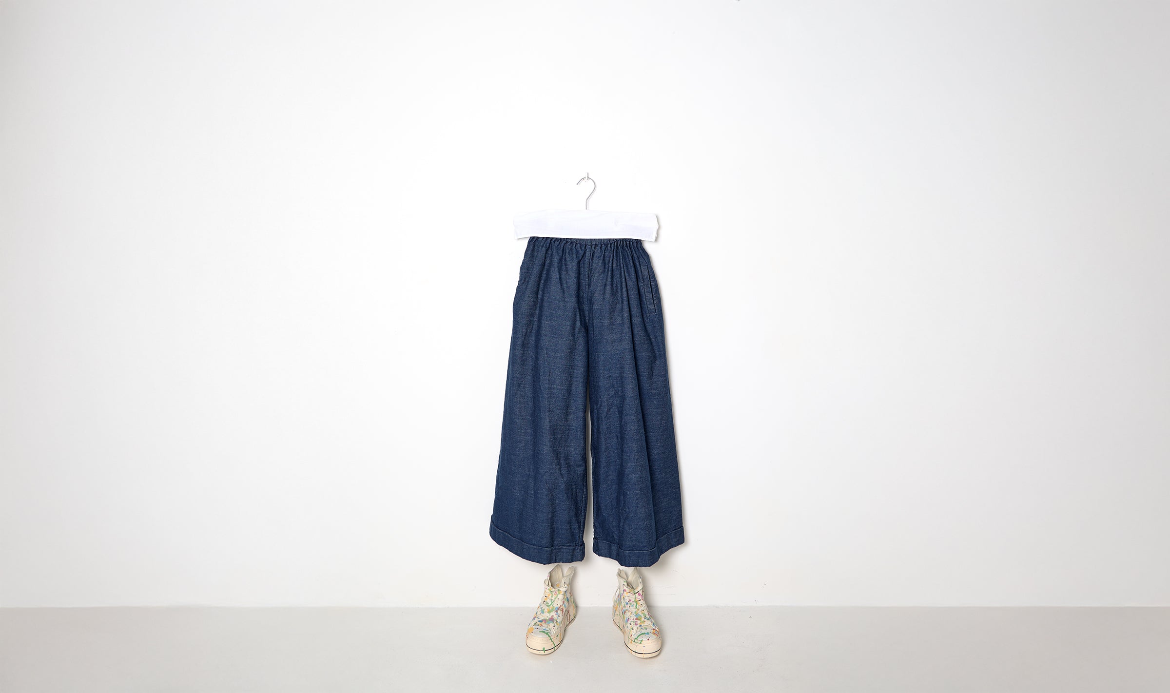 soft denim trousers