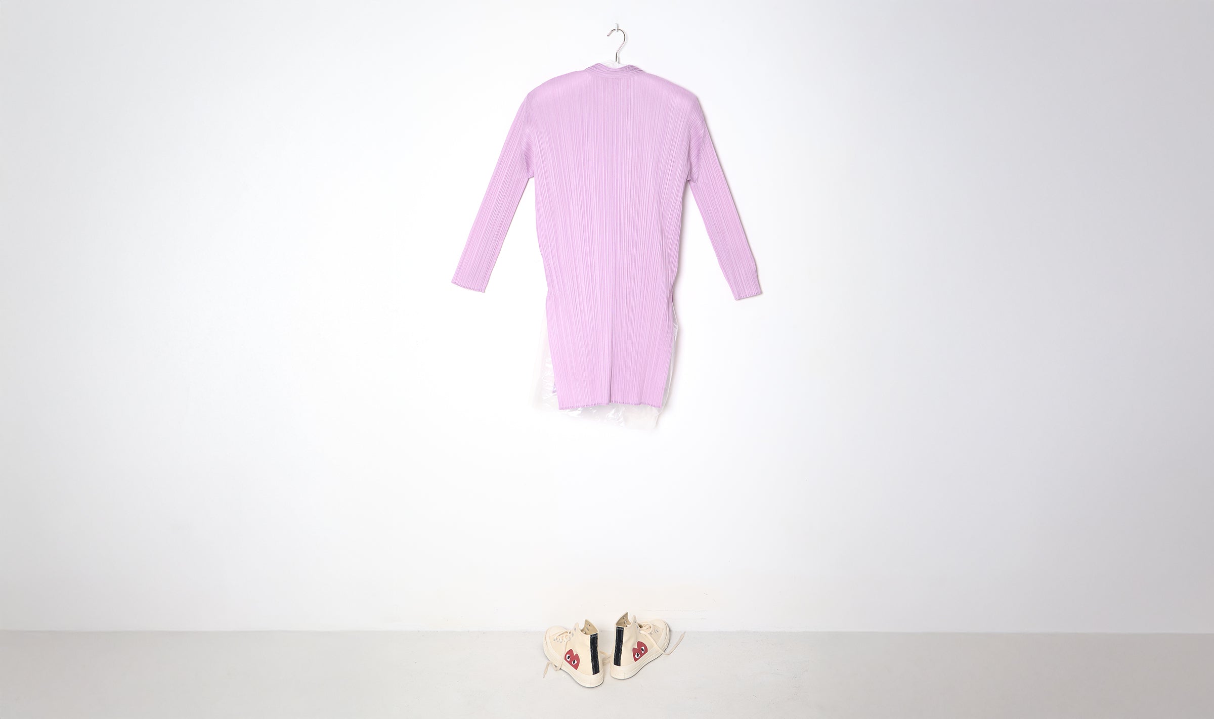 Pink Pleated Chemise