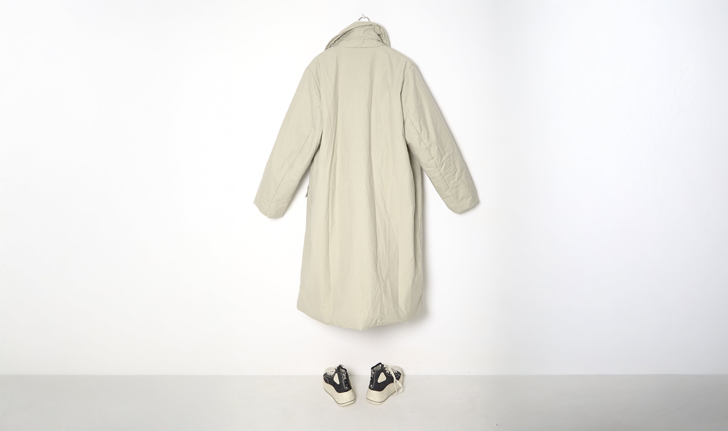 clay long classic overcoat