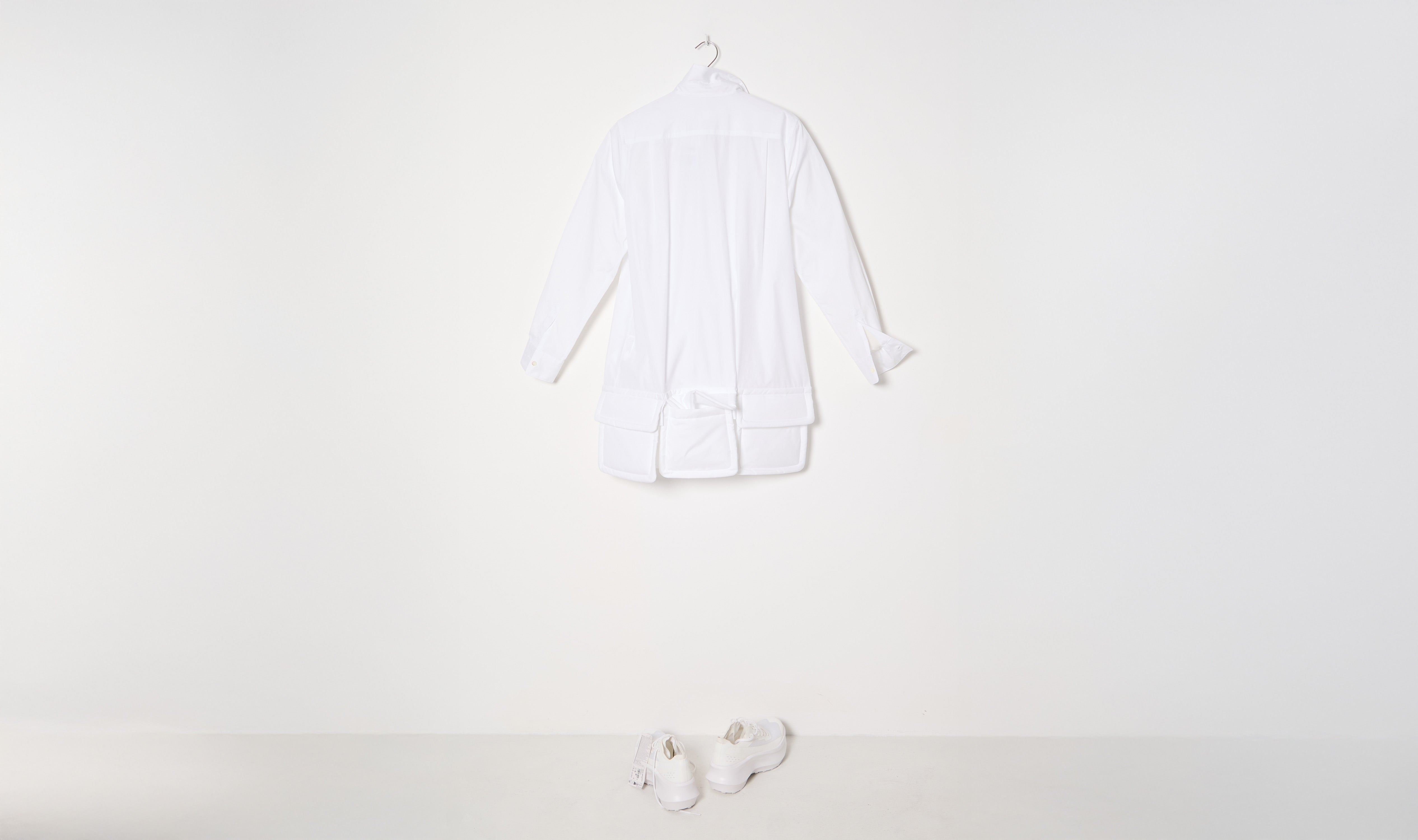 White Cargo Shirt