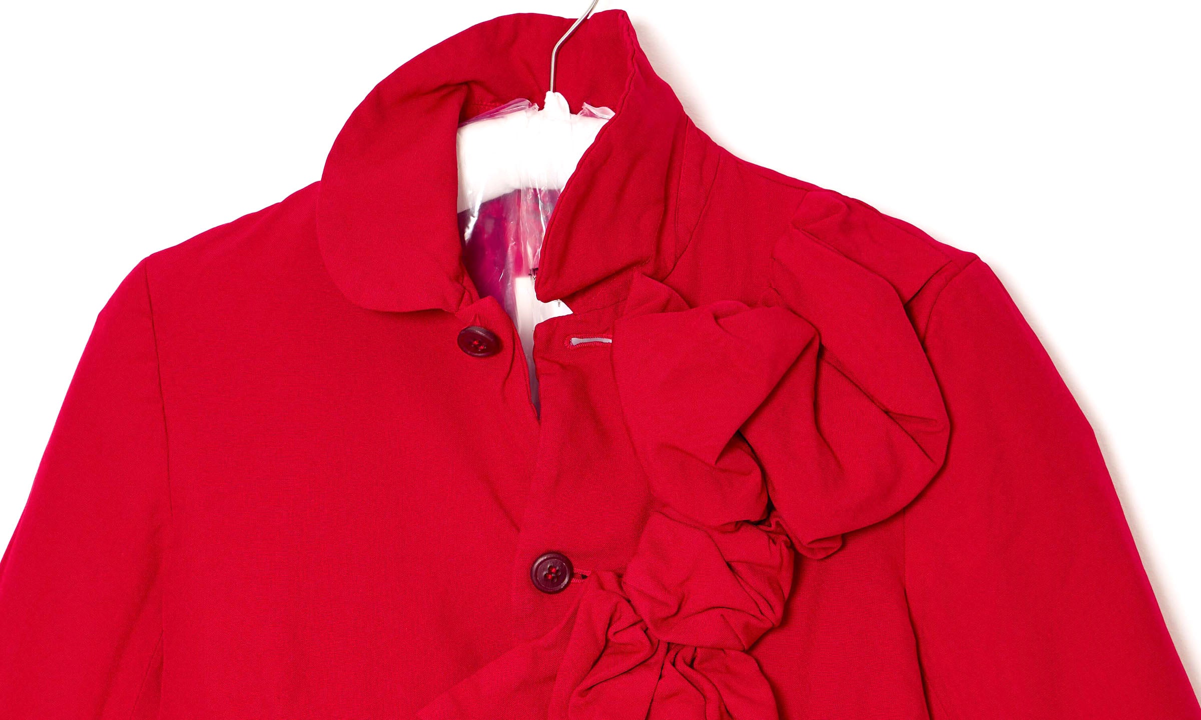 Crimson Red Draped Outfit