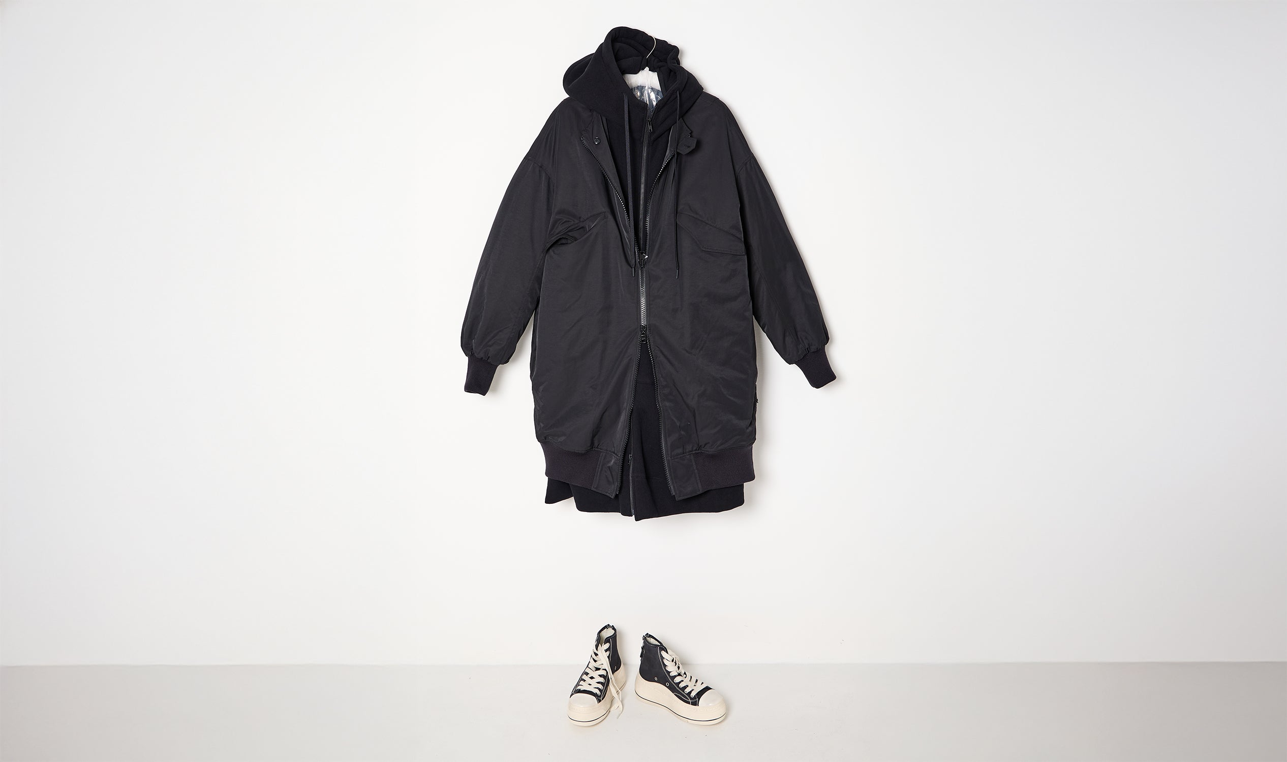 Double Layered Bomber Coat