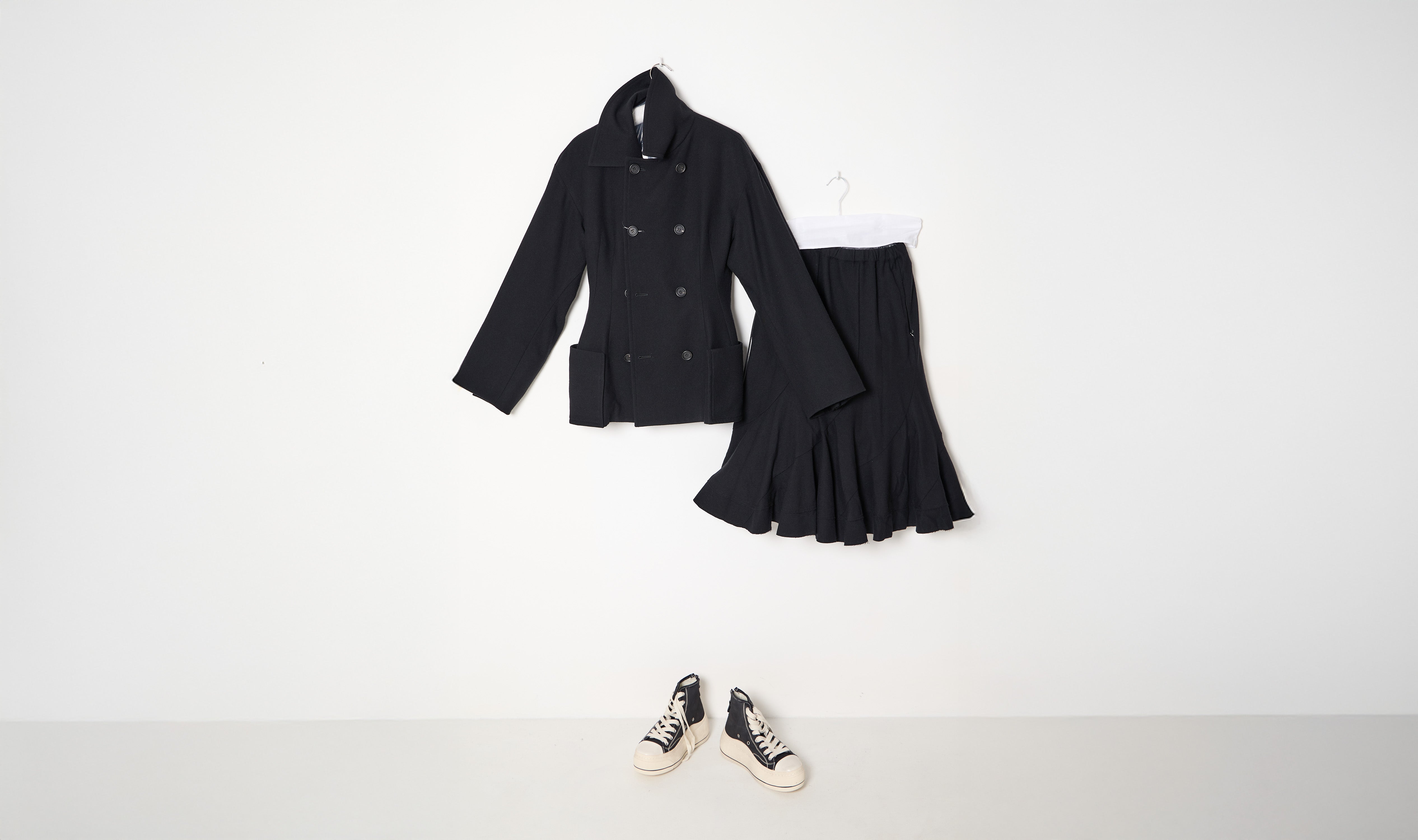 Black Wool Outfit