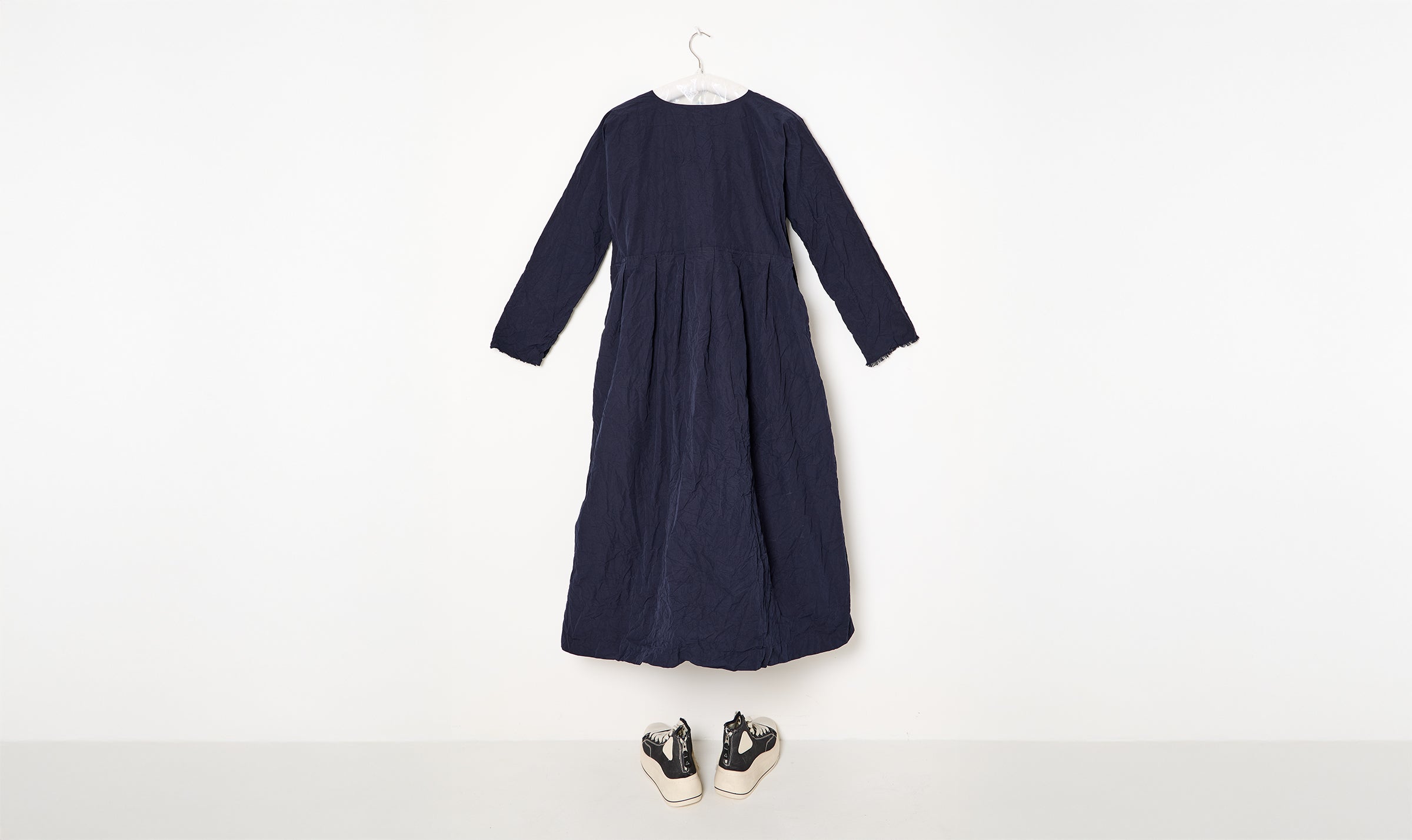blue cotton dress