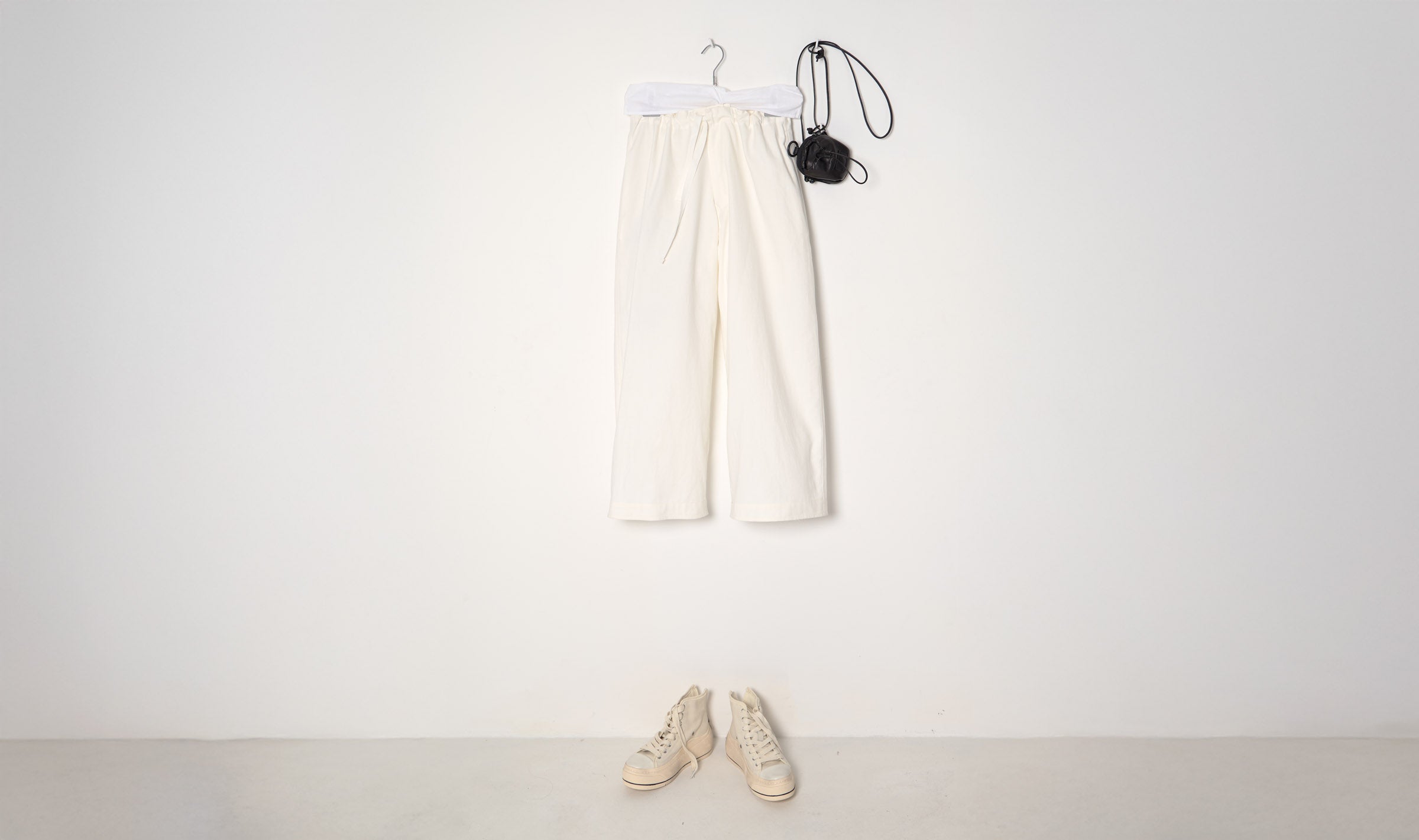 Soft Light Ecru Cotton Denim